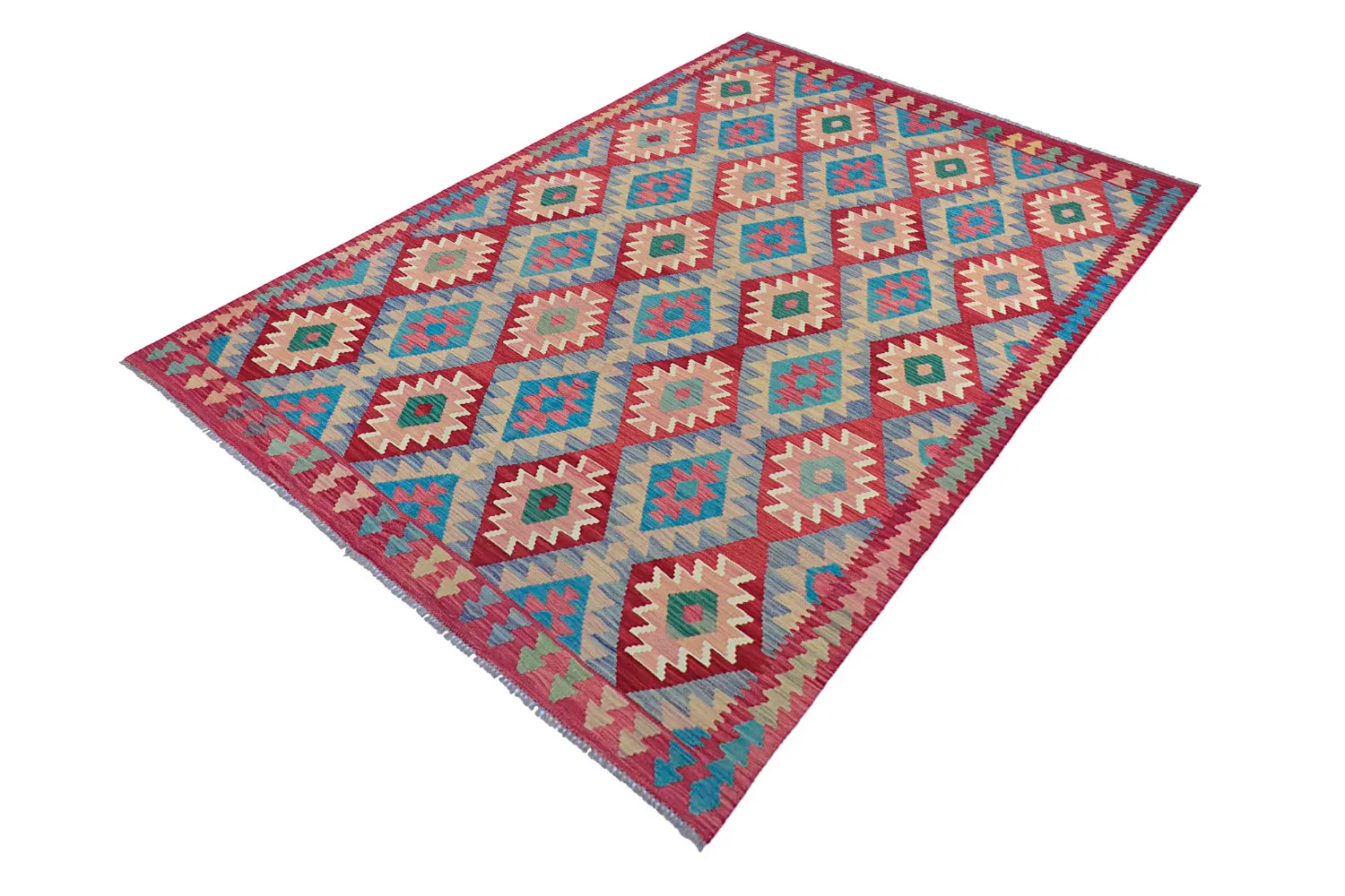 Orientalischer Teppich - Vegi Kelim Hand Woven - 175 x 245 cm