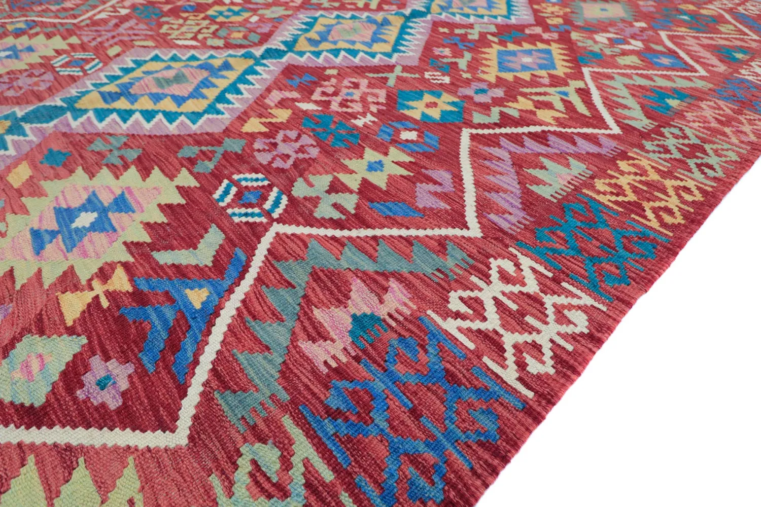 Orientalischer Teppich - Vegi Kelim Hand Woven - 161 x 243 cm