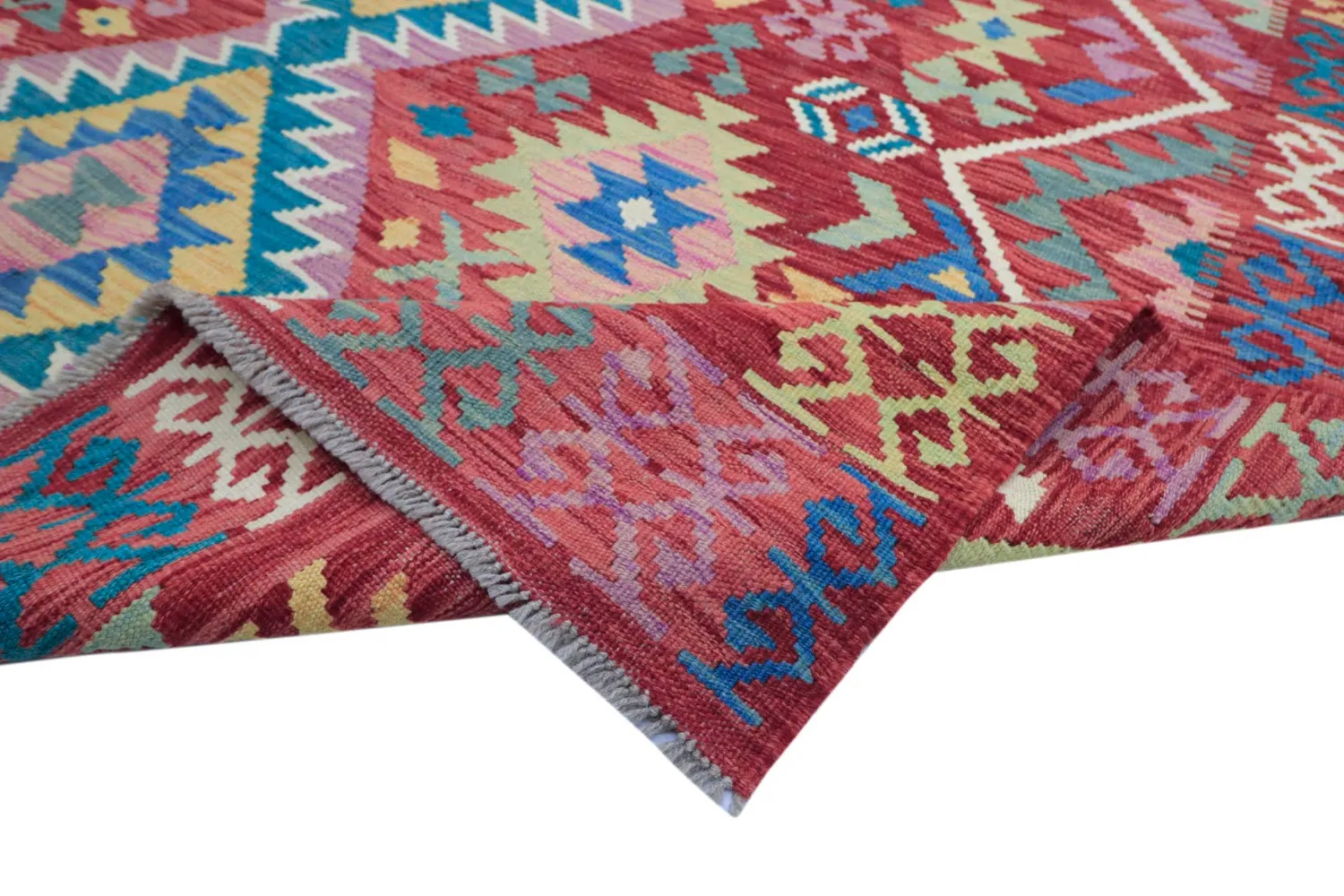 Orientalischer Teppich - Vegi Kelim Hand Woven - 161 x 243 cm