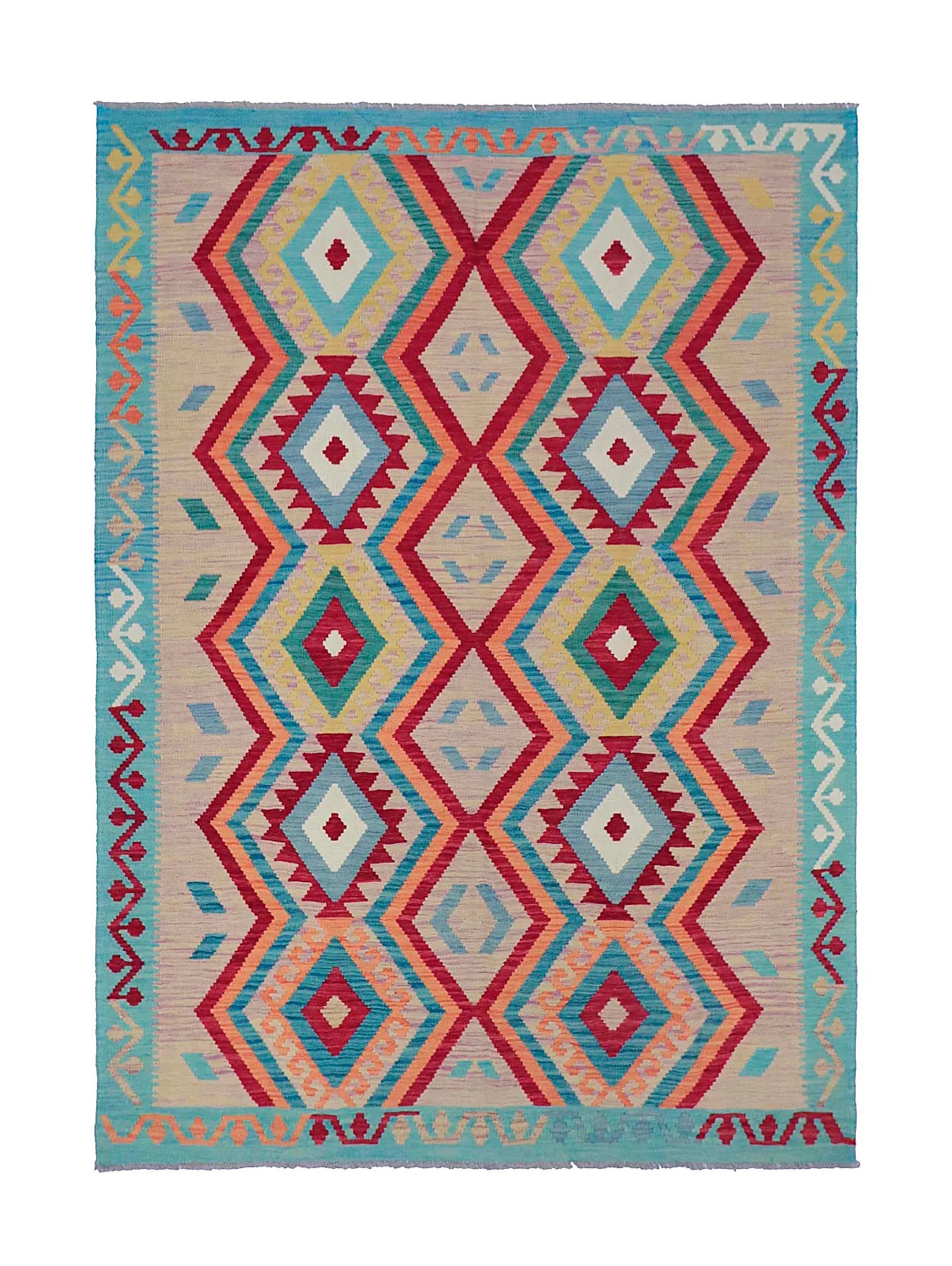 Orientalischer Teppich - Vegi Kelim Hand Woven - 175 x 247 cm