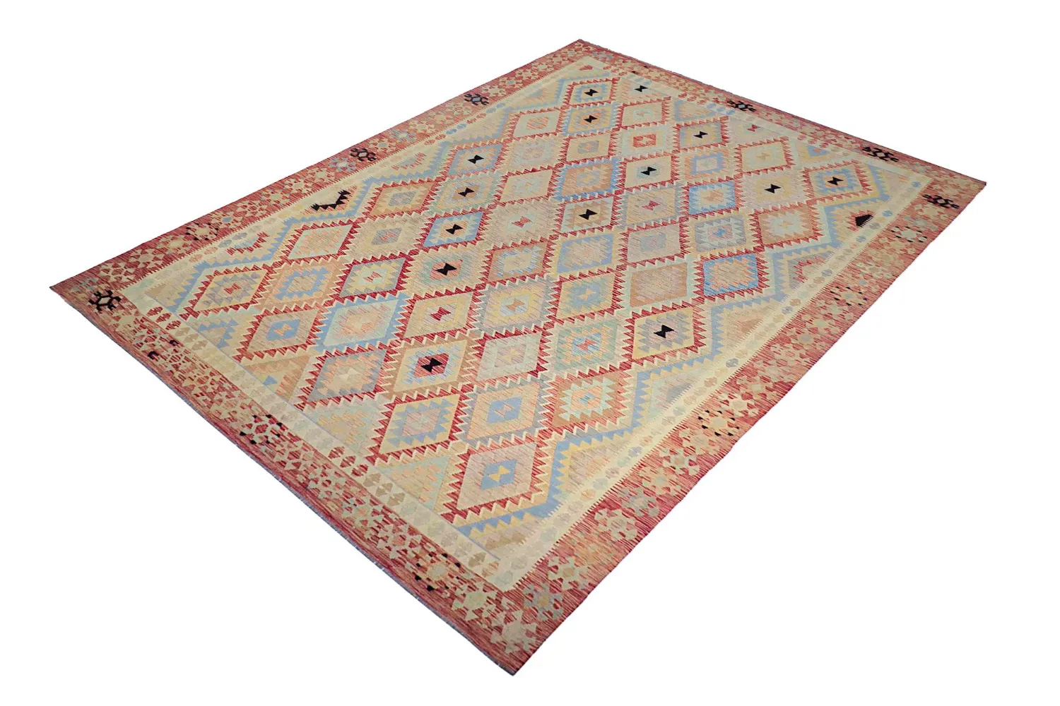 Orientalischer Teppich - Vegi Kelim Hand Woven - 313 x 427 cm