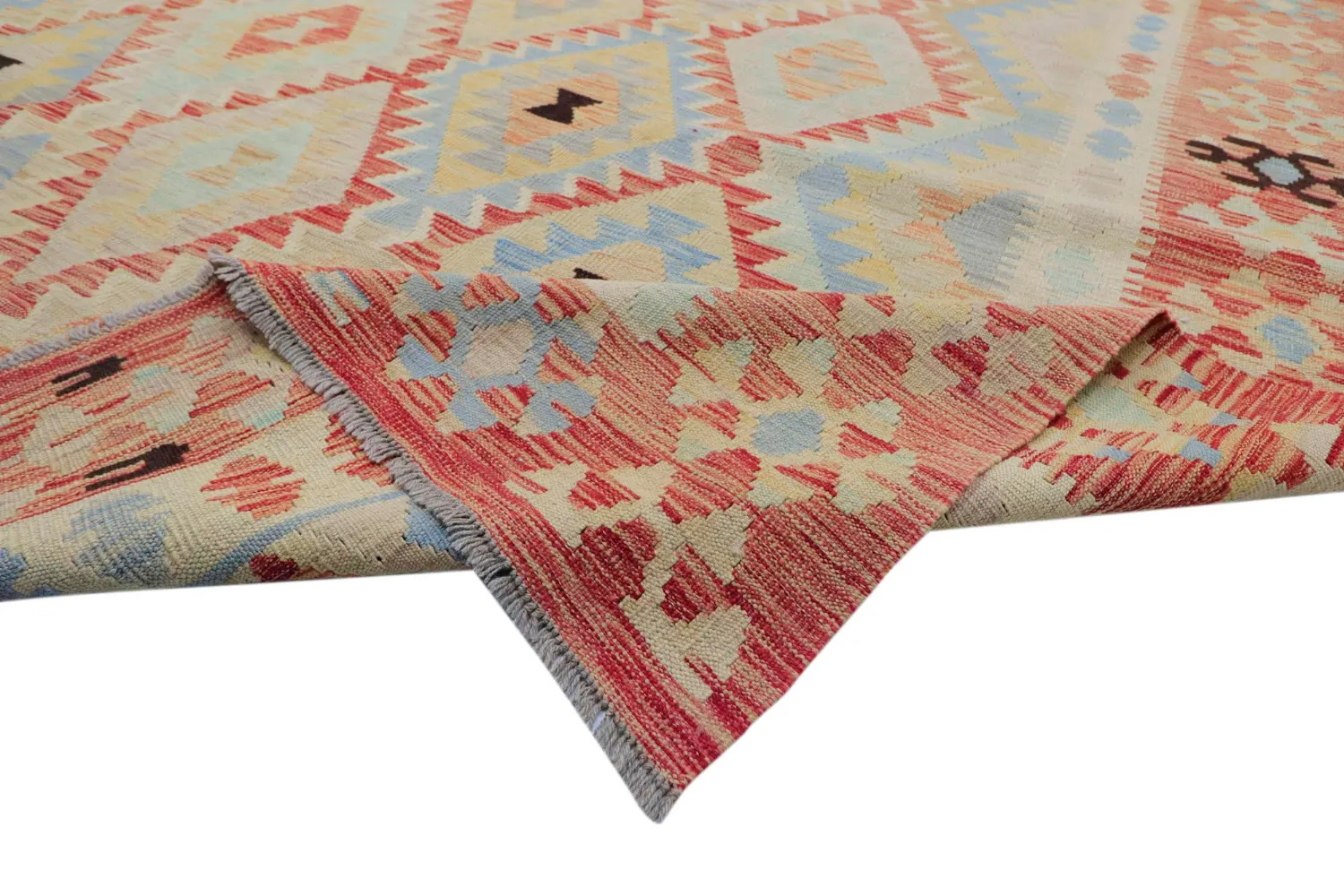 Orientalischer Teppich - Vegi Kelim Hand Woven - 313 x 427 cm
