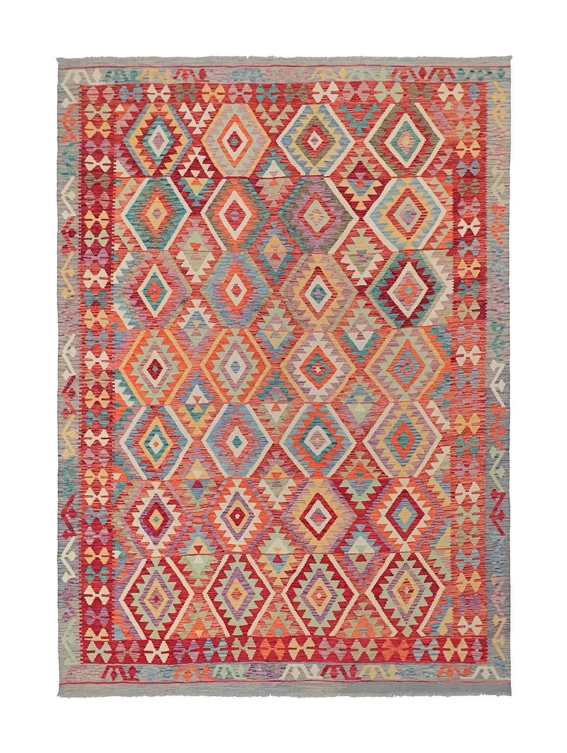 Orientalischer Teppich - Vegi Kelim Hand Woven - 200 x 286 cm
