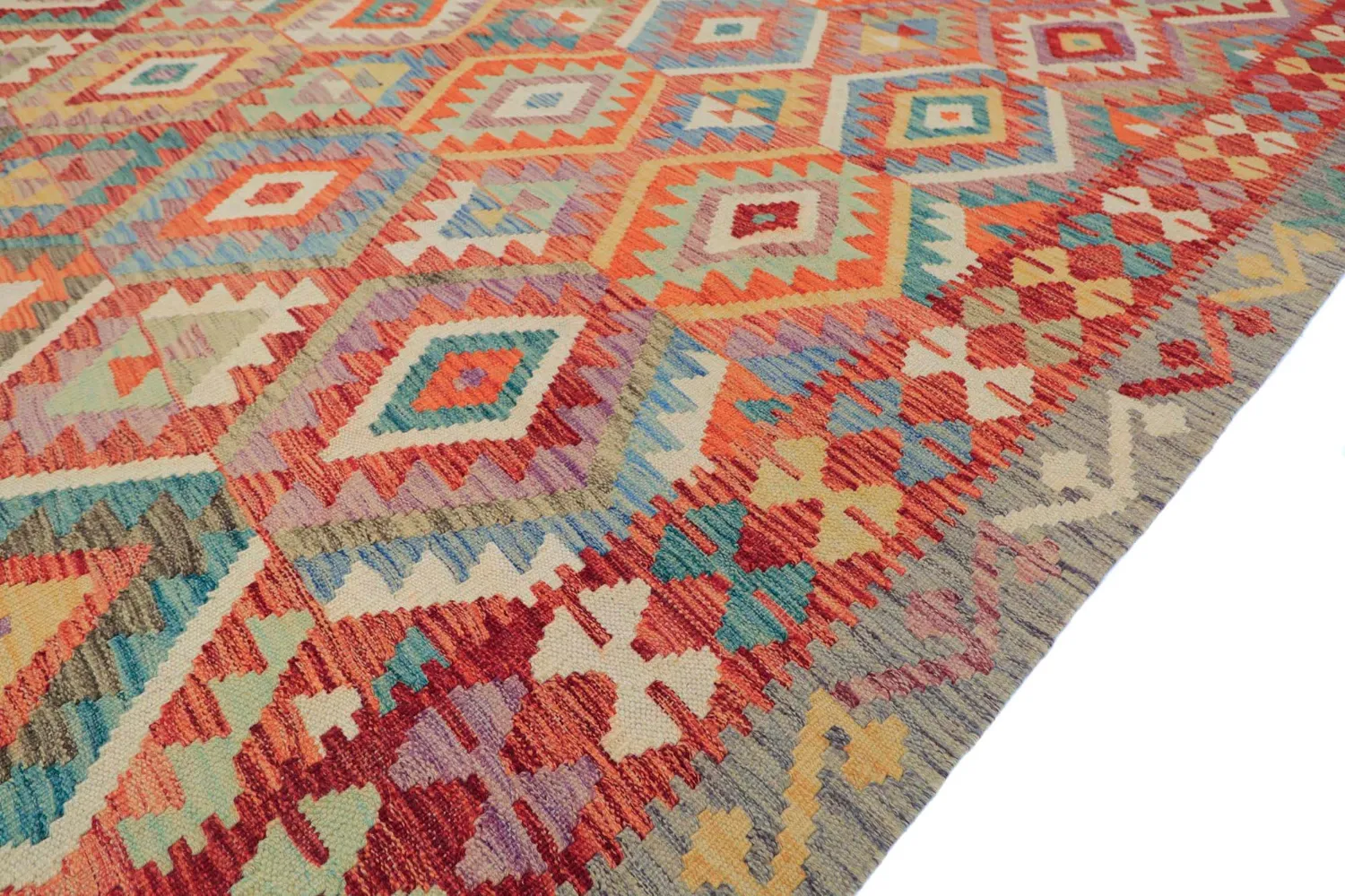 Orientalischer Teppich - Vegi Kelim Hand Woven - 200 x 286 cm