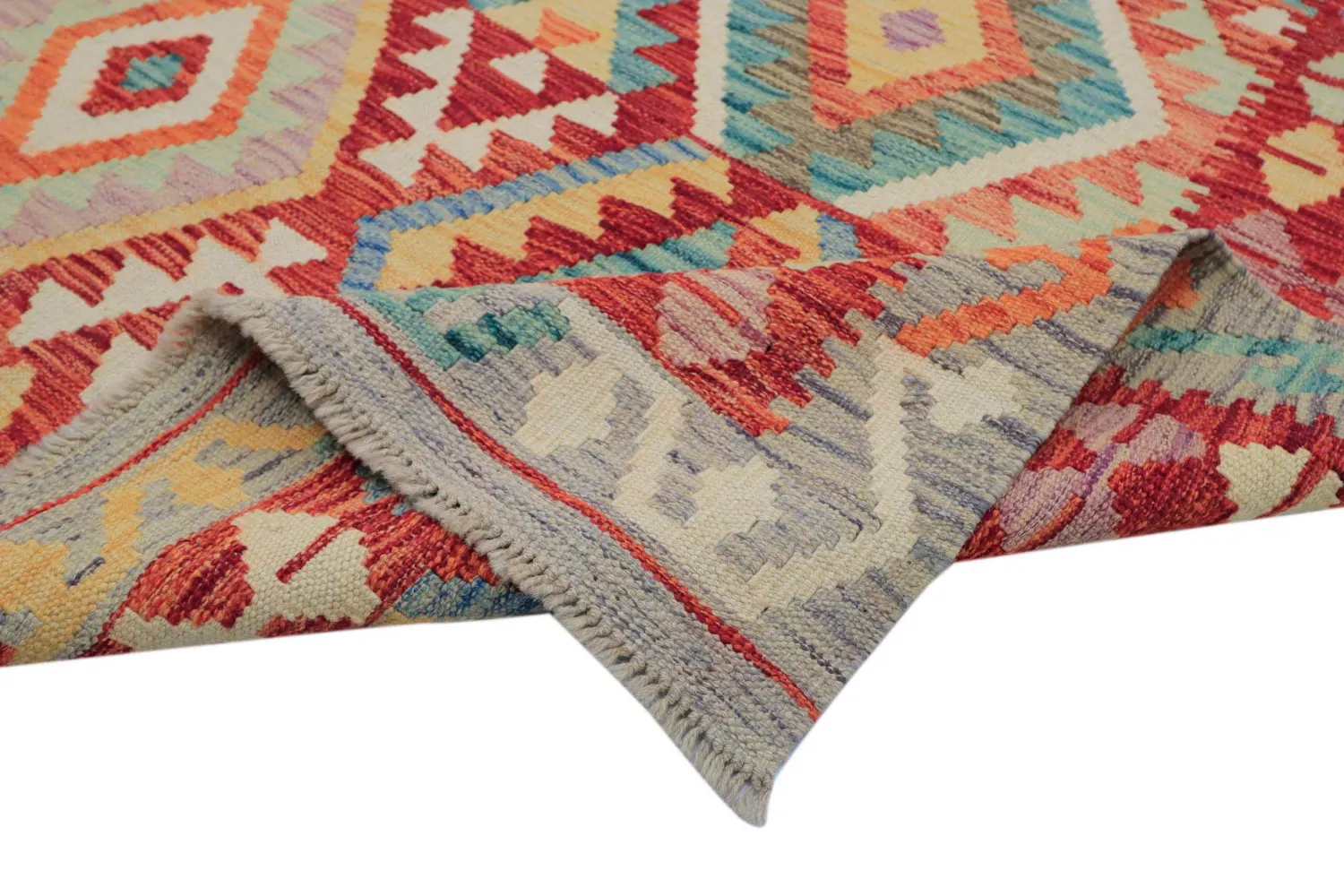 Orientalischer Teppich - Vegi Kelim Hand Woven - 200 x 286 cm
