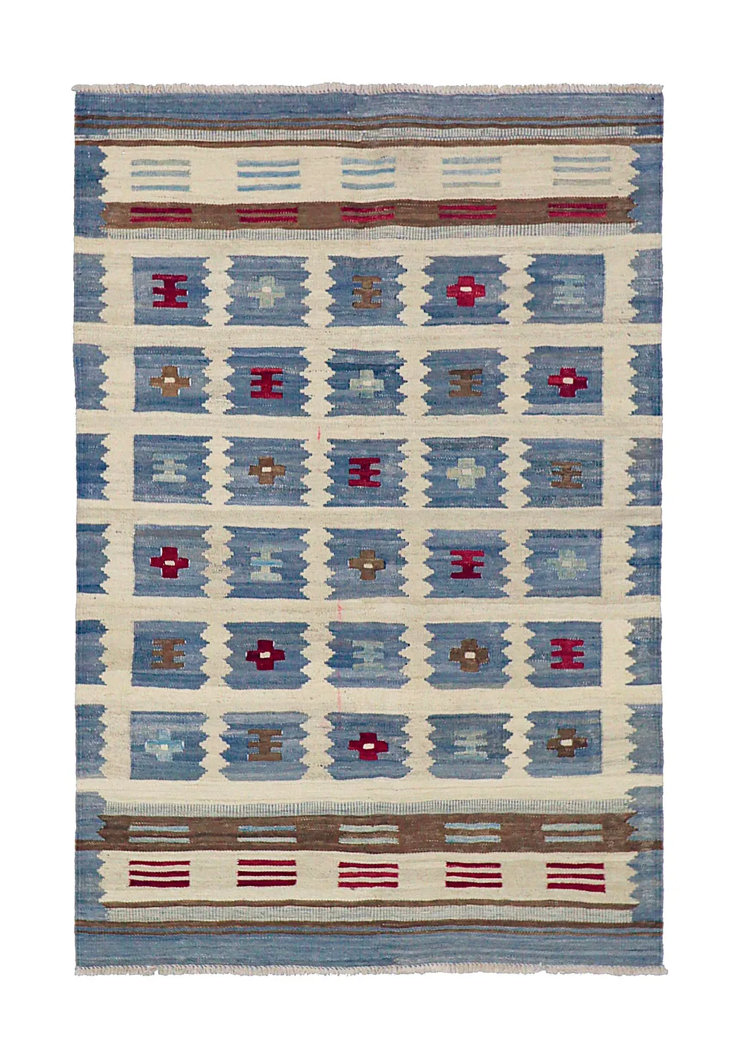 Orientalischer Teppich - Vegi Kelim Hand Woven - 98 x 151 cm