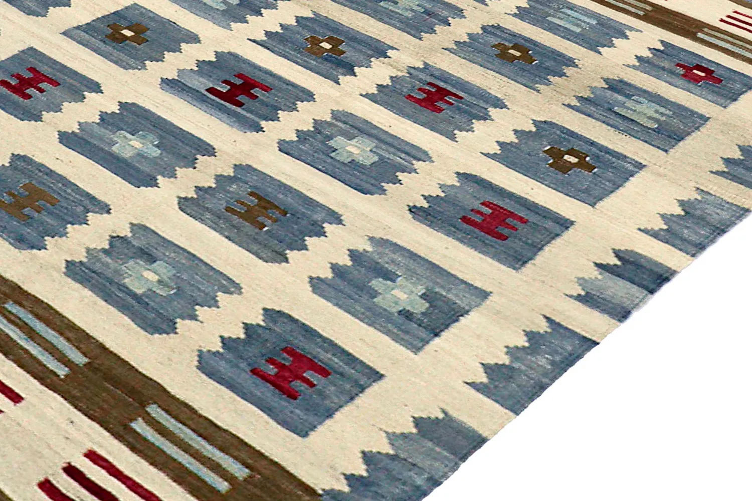 Orientalischer Teppich - Vegi Kelim Hand Woven - 100 x 148 cm
