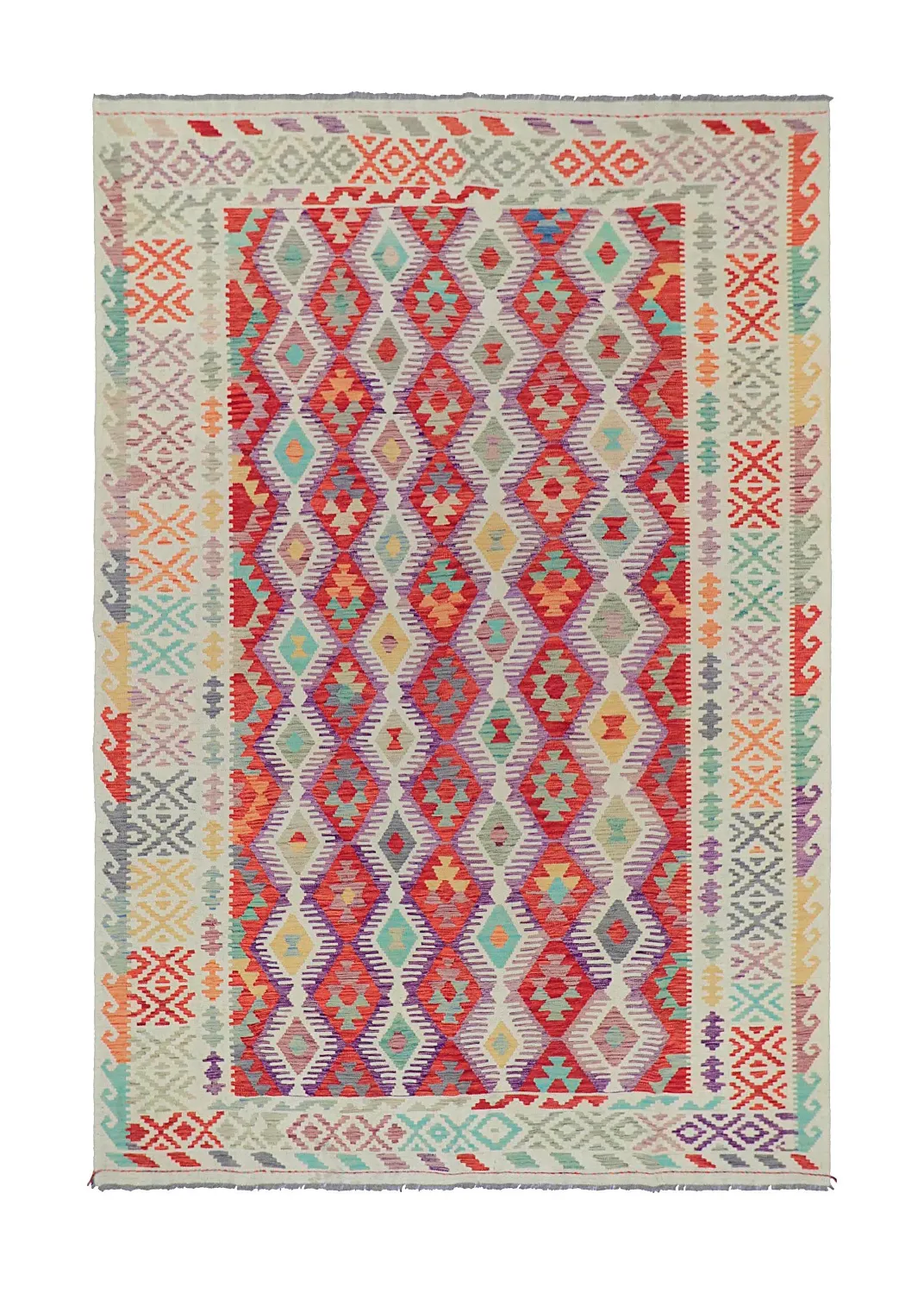Orientalischer Teppich - Vegi Kelim Hand Woven - 200 x 295 cm