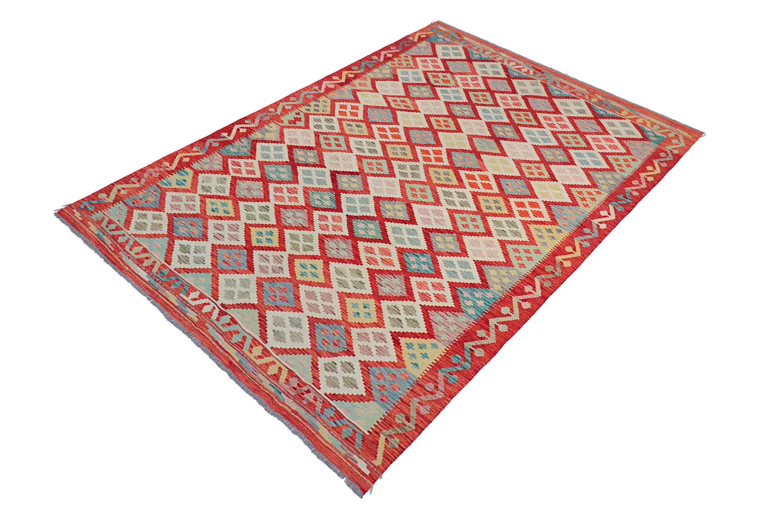 Orientalischer Teppich - Vegi Kelim Hand Woven - 174 x 250 cm