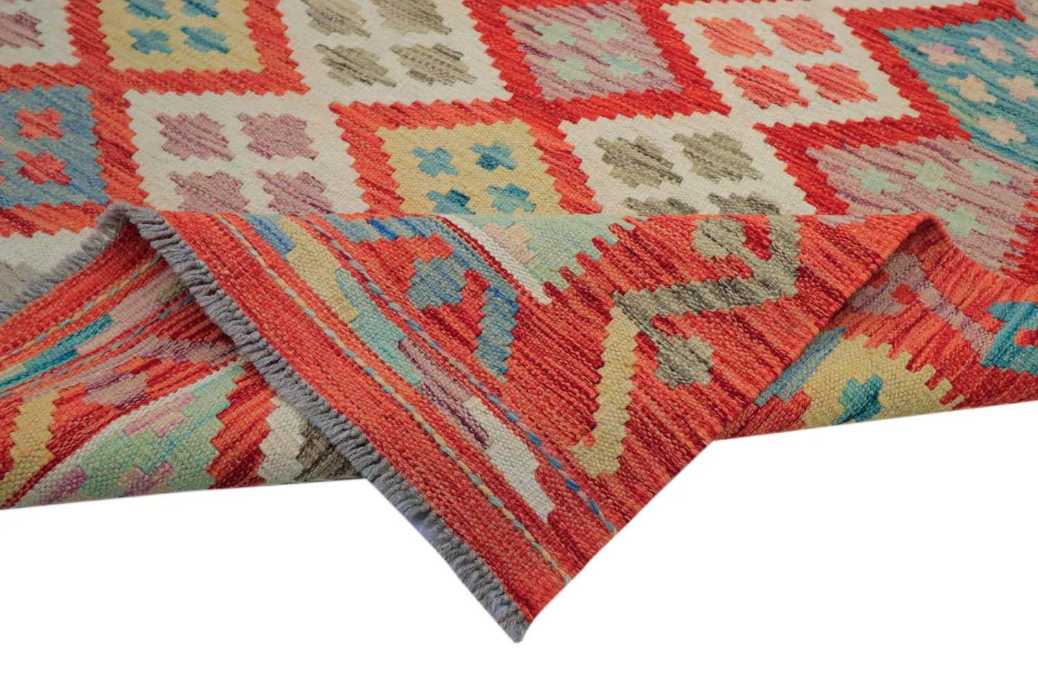 Orientalischer Teppich - Vegi Kelim Hand Woven - 174 x 250 cm