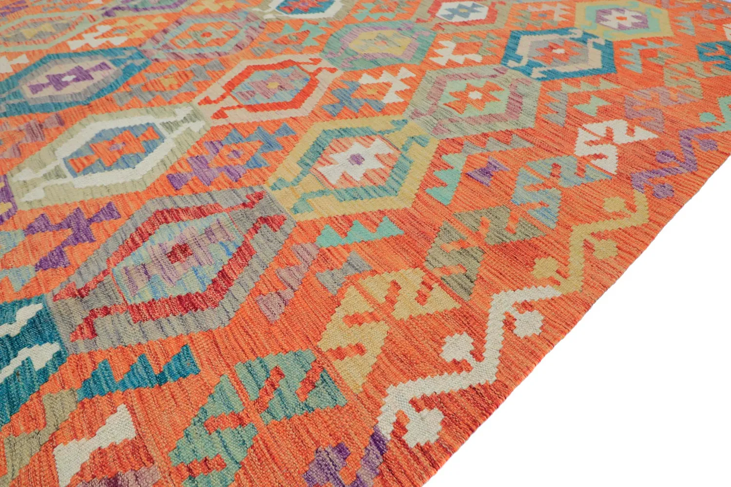Orientalischer Teppich - Vegi Kelim Hand Woven - 183 x 240 cm