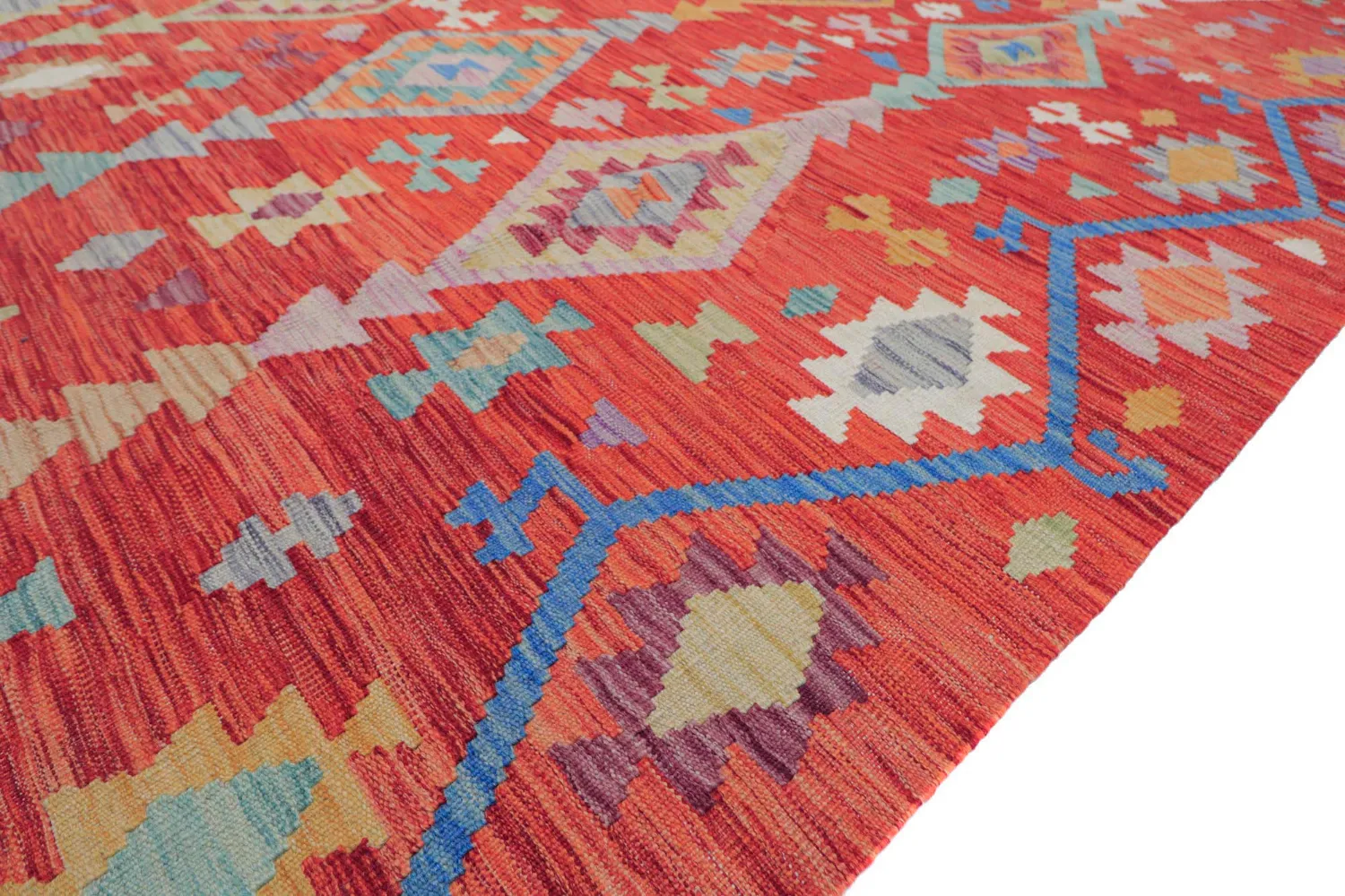 Orientalischer Teppich - Vegi Kelim Hand Woven - 201 x 300 cm