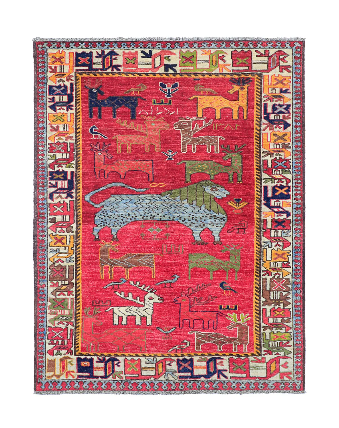Orientalischer Teppich - Tribal Hand Knotted - 148 x 199 cm