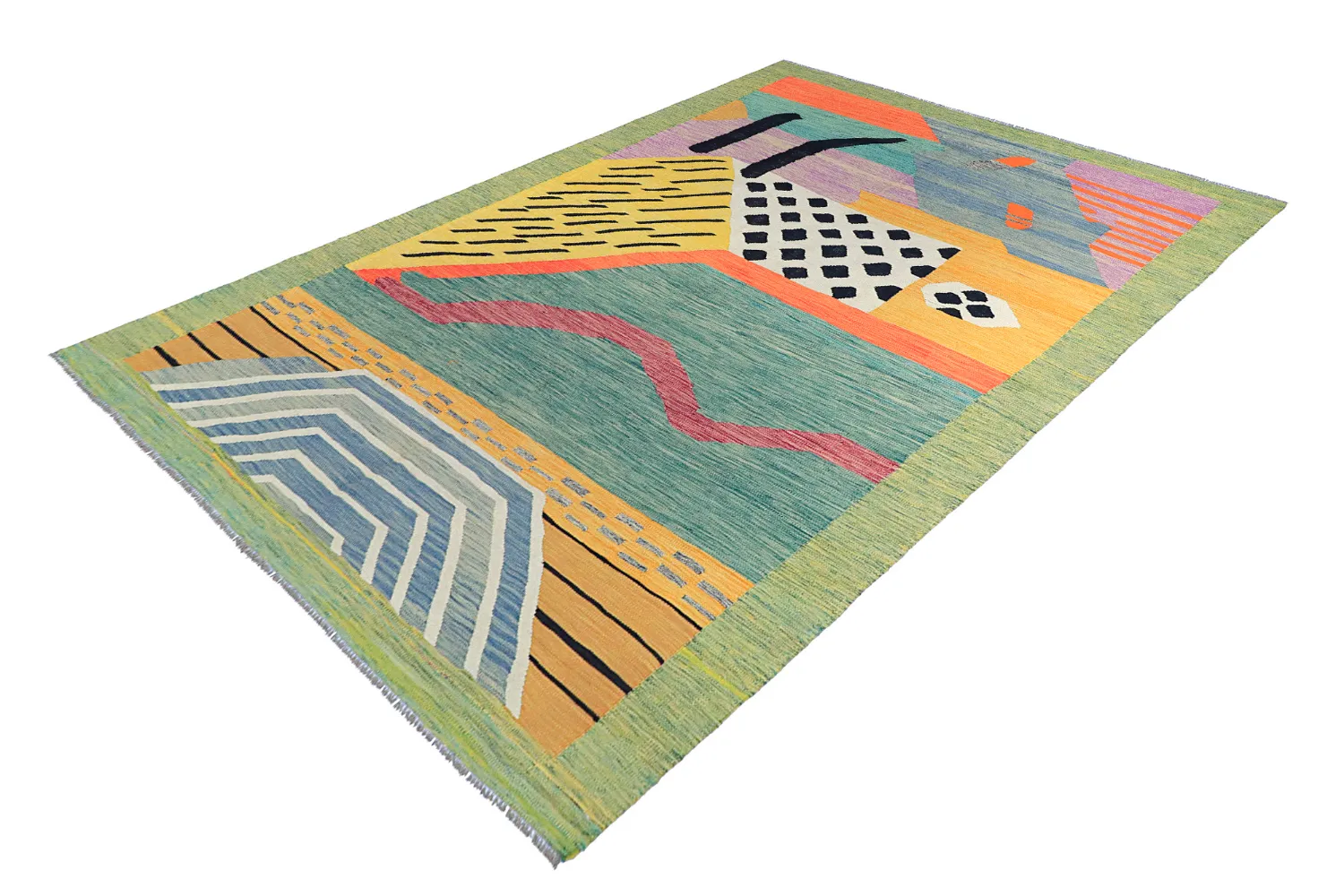 Orientalischer Teppich - Kelim Hand Woven - 199 x 302 cm