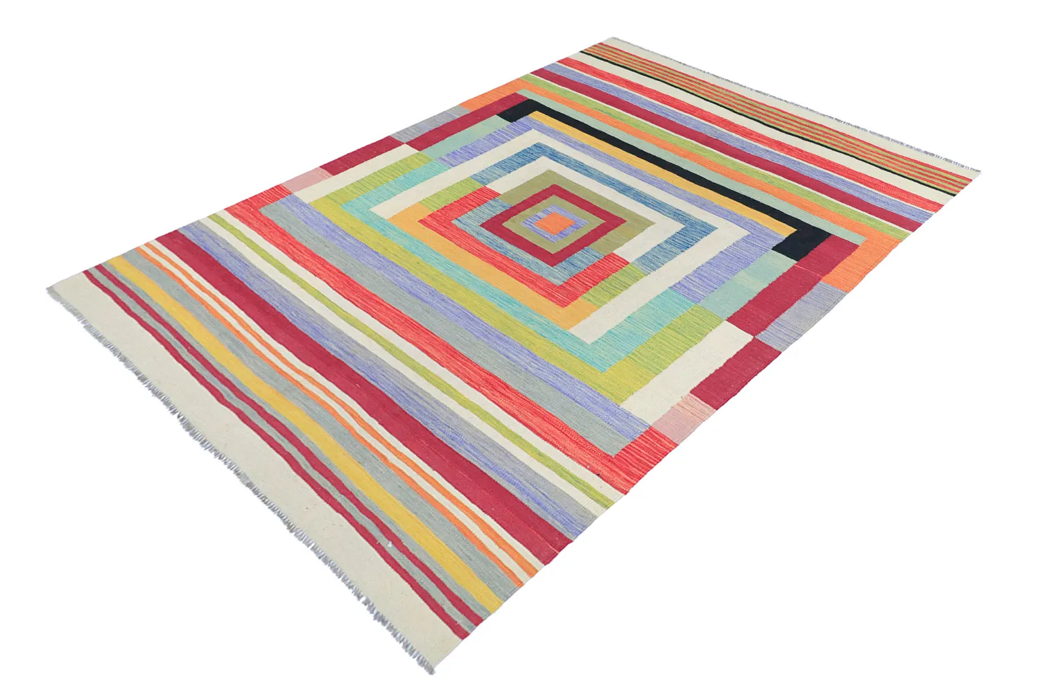 Orientalischer Teppich - Kelim Hand Woven - 172 x 244 cm