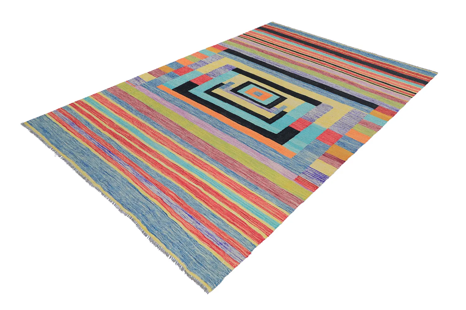 Orientalischer Teppich - Kelim Hand Woven - 203 x 299 cm