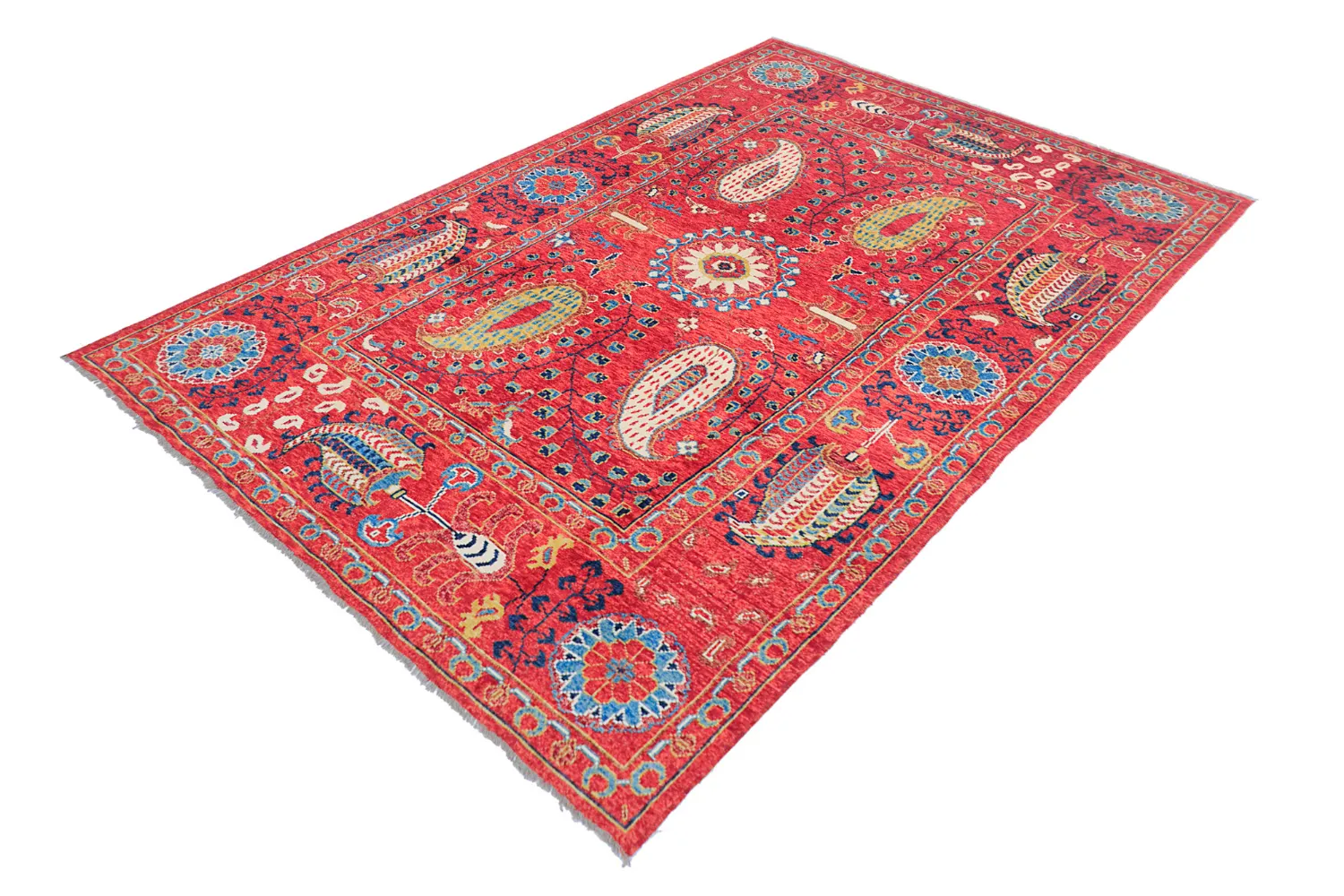 Orientalischer Teppich - Suzani Hand Knotted - 200 x 300 cm