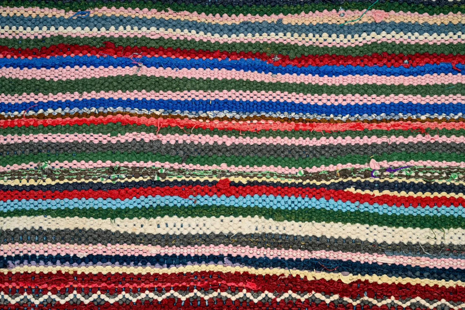 Marockansk Boucherouite-matta 150 x 340 cm