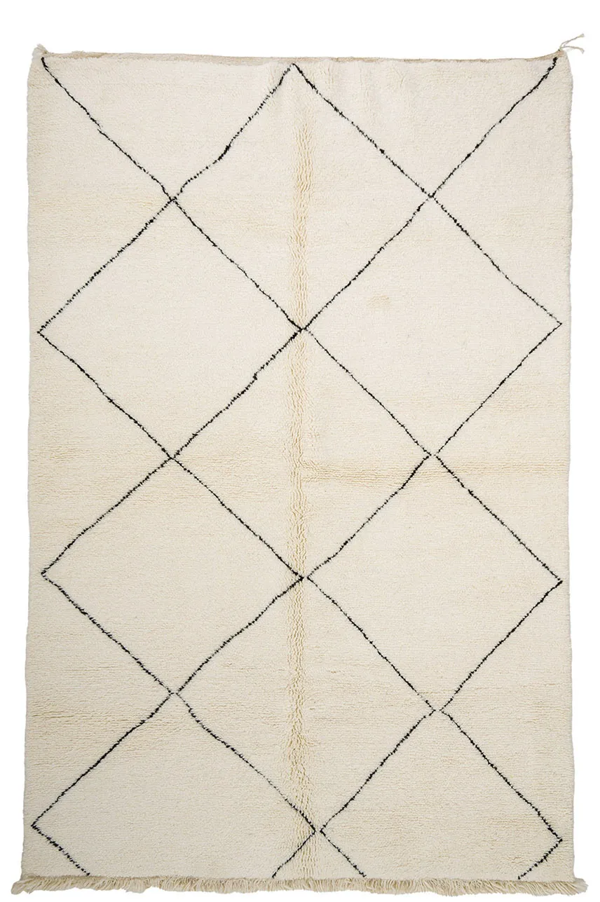 Kelim Marokkanische Berber Teppich Beni Ouarain 195 x 295 cm