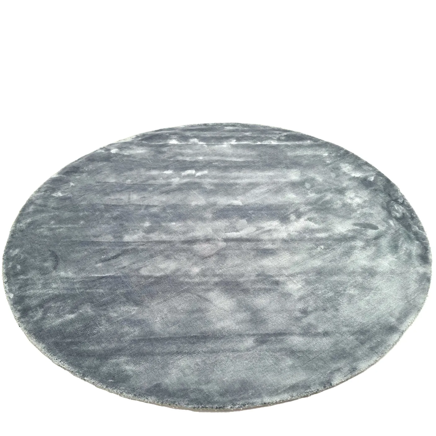 Rund Teppich - Jodhpur Special Luxury Edition (blau/grau)