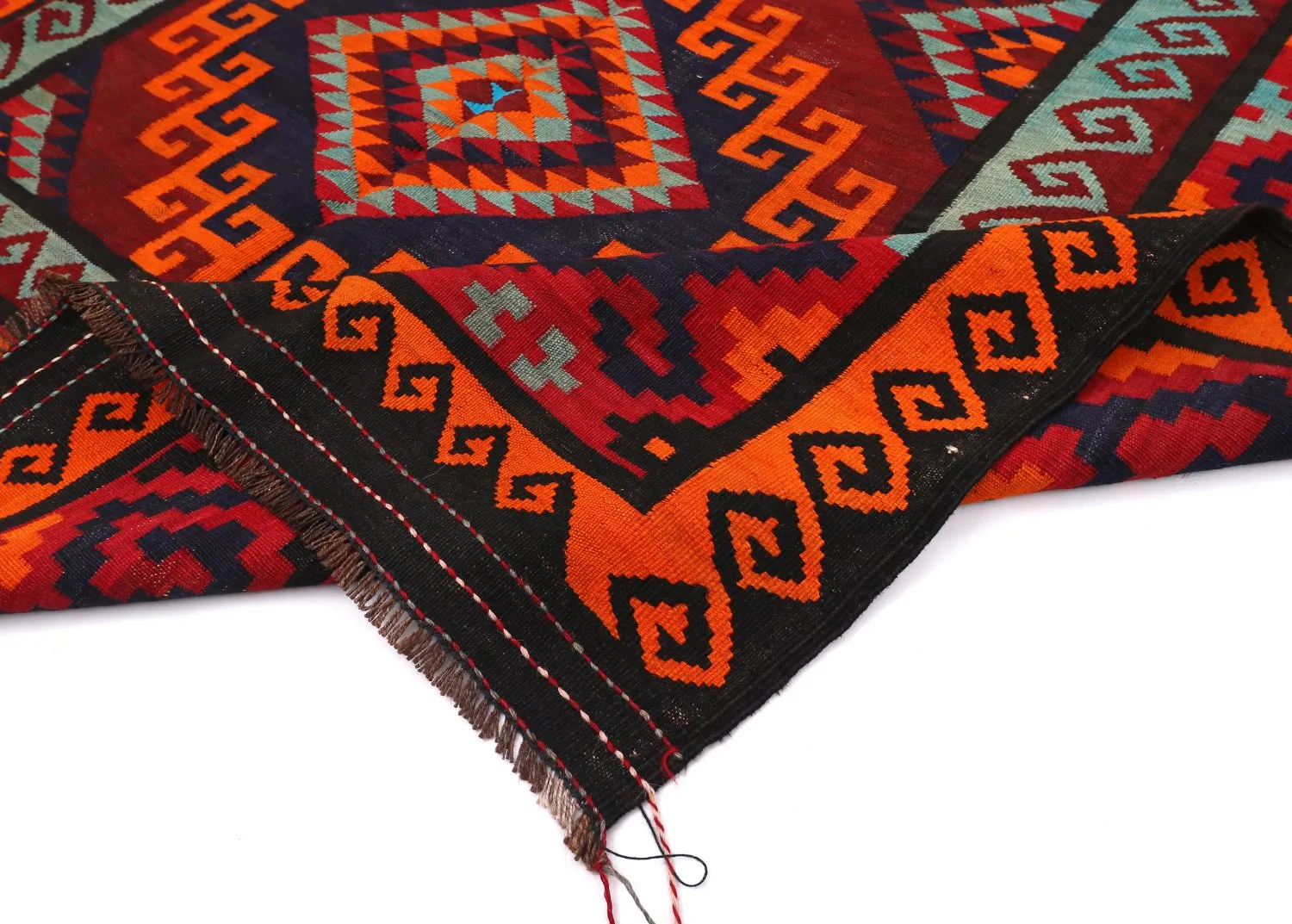 Orientalischer Kelim-Teppich 424 x 175 cm