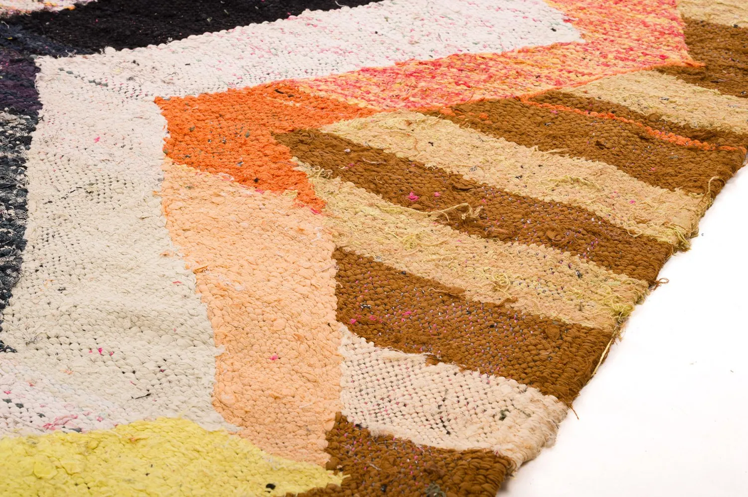 Marokkanischer Berber Teppich Boucherouite 155 x 275 cm