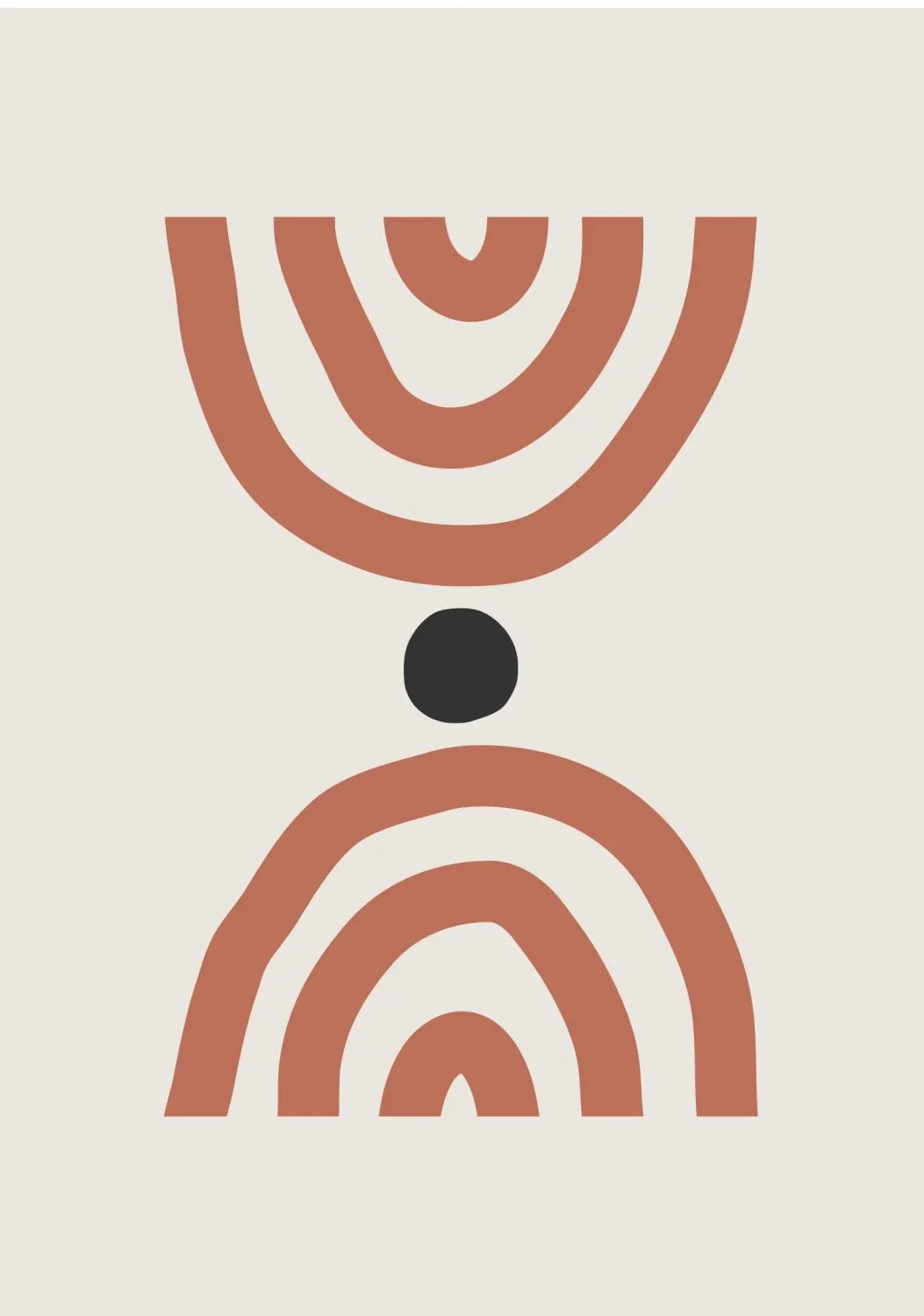 Wilton-Teppich - Vannes (beige/schwarz/orange)