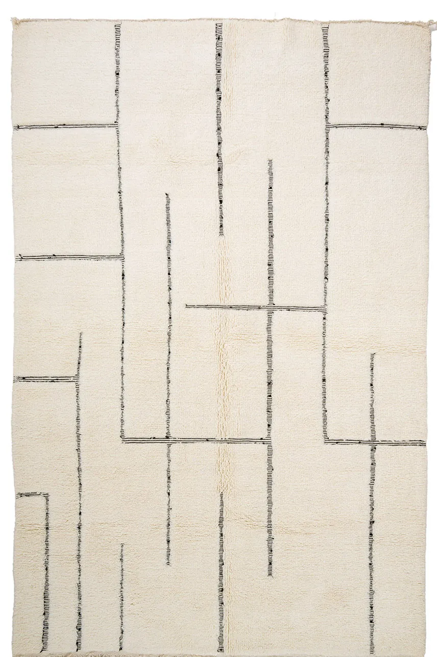 Kelim Marokkanische Berber Teppich Beni Ouarain 200 x 315 cm