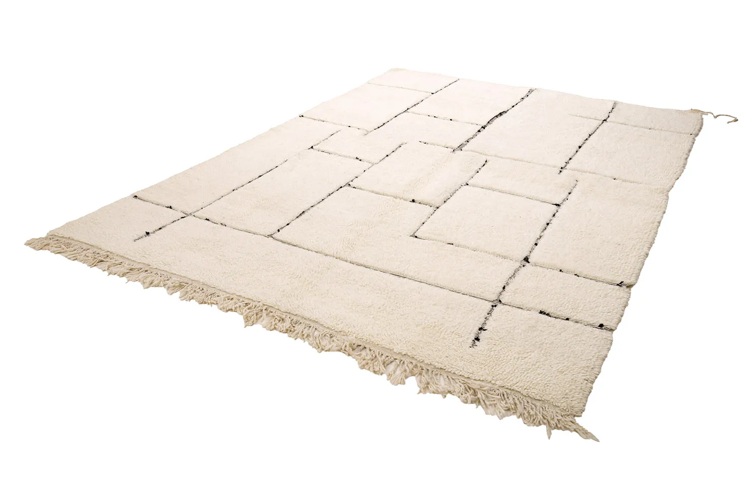 Kelim Marokkanische Berber Teppich Beni Ouarain 210 x 295 cm