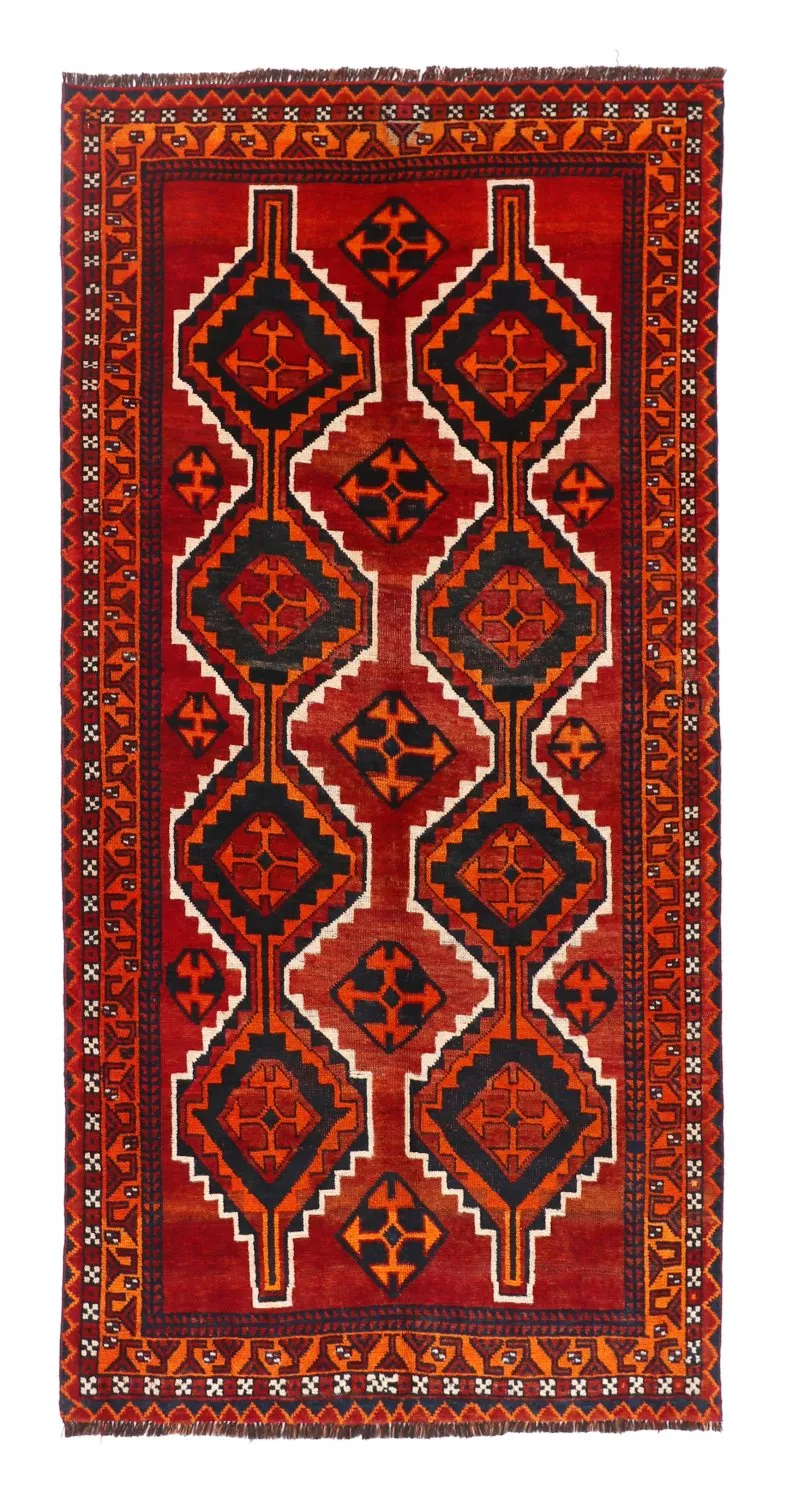 Orientalischer Teppich Hamedan 271 x 133 cm