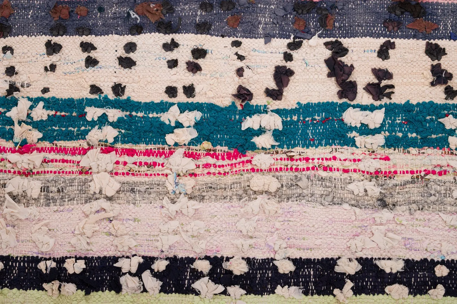 Marokkanischer Berber Teppich Boucherouite 150 x 280 cm