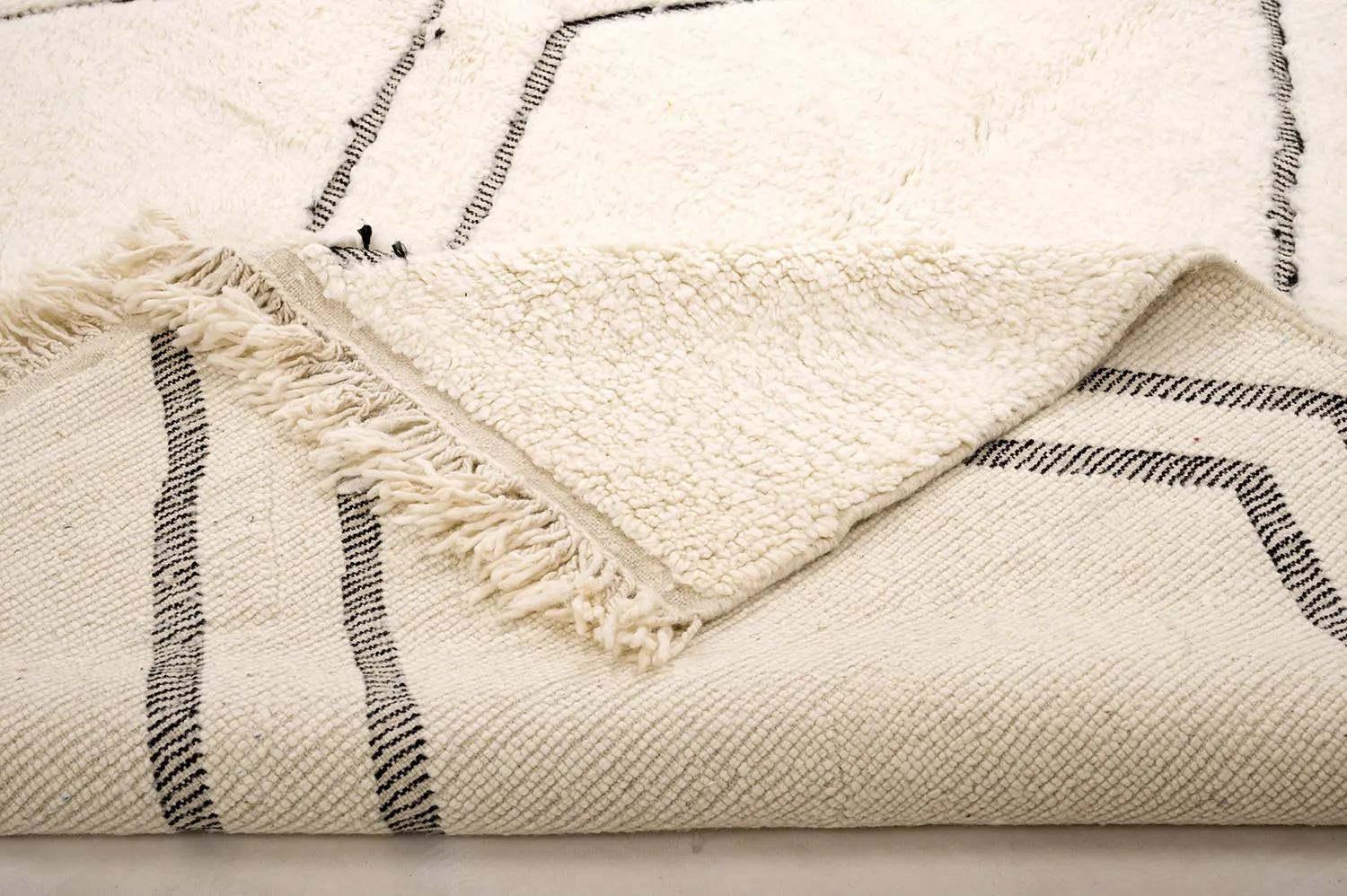 Kelim Marokkanische Berber Teppich Beni Ouarain 210 x 300 cm