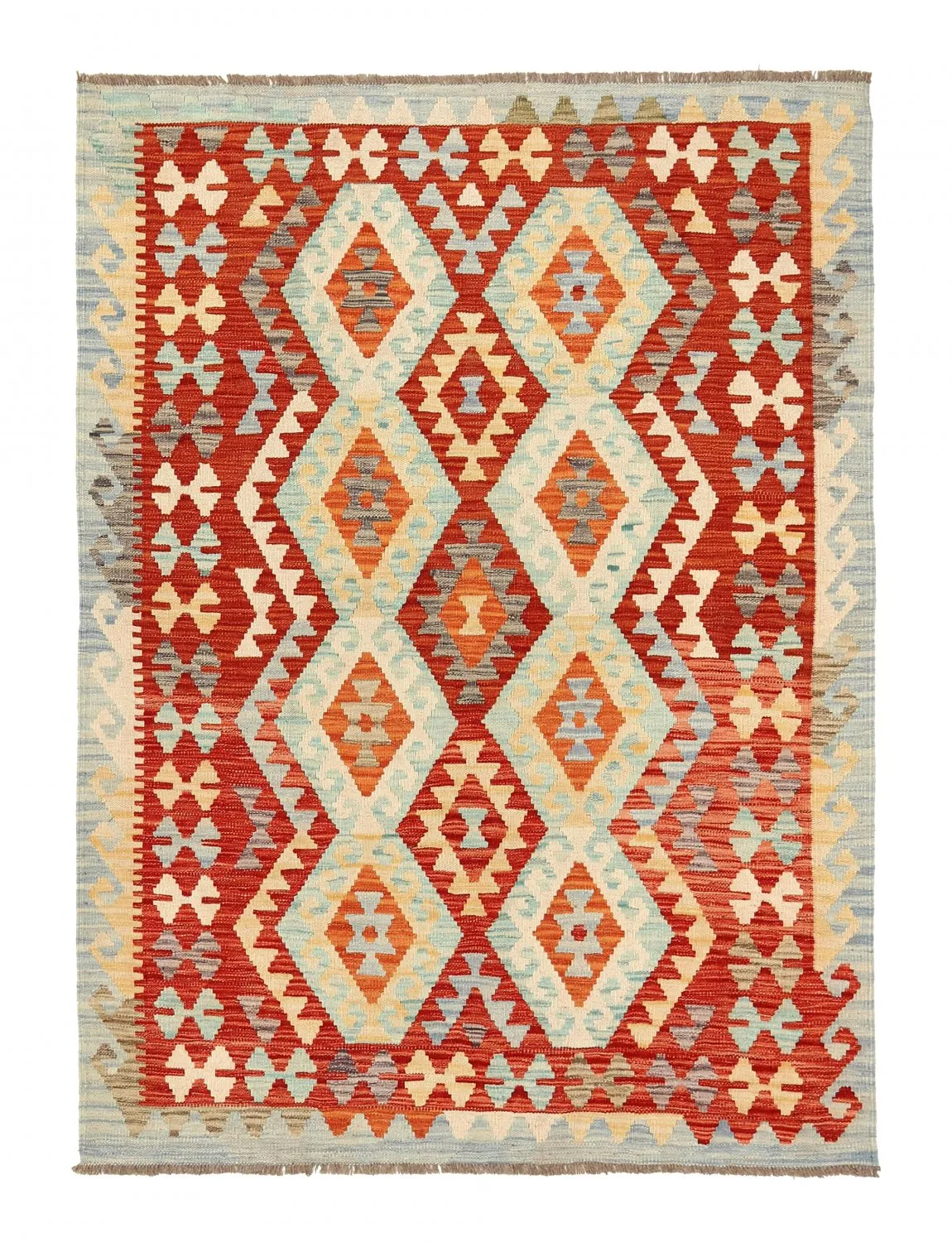 Orientalischer Kelim-Teppich 181 x 132 cm