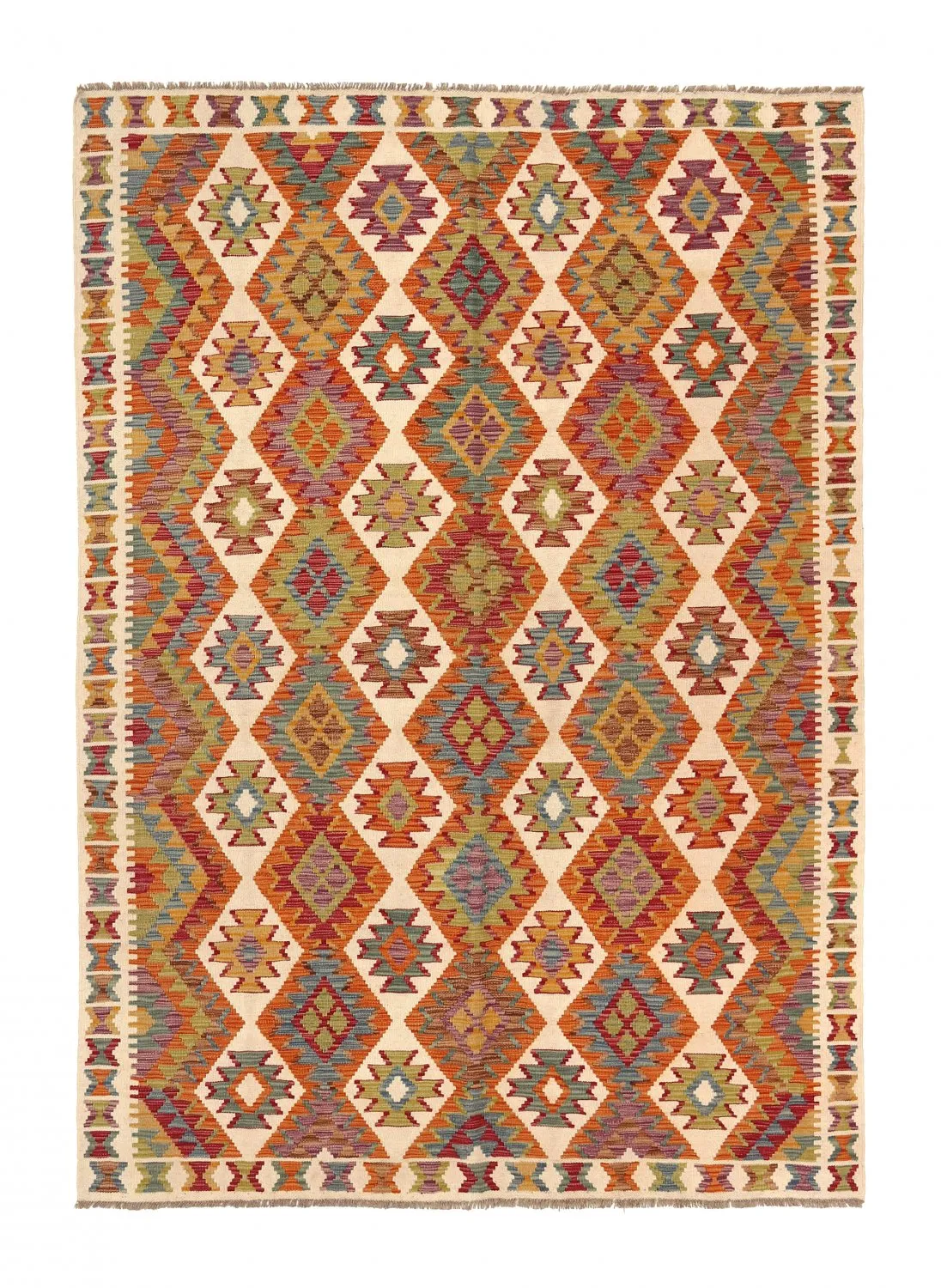 Orientalischer Kelim-Teppich 252 x 177 cm