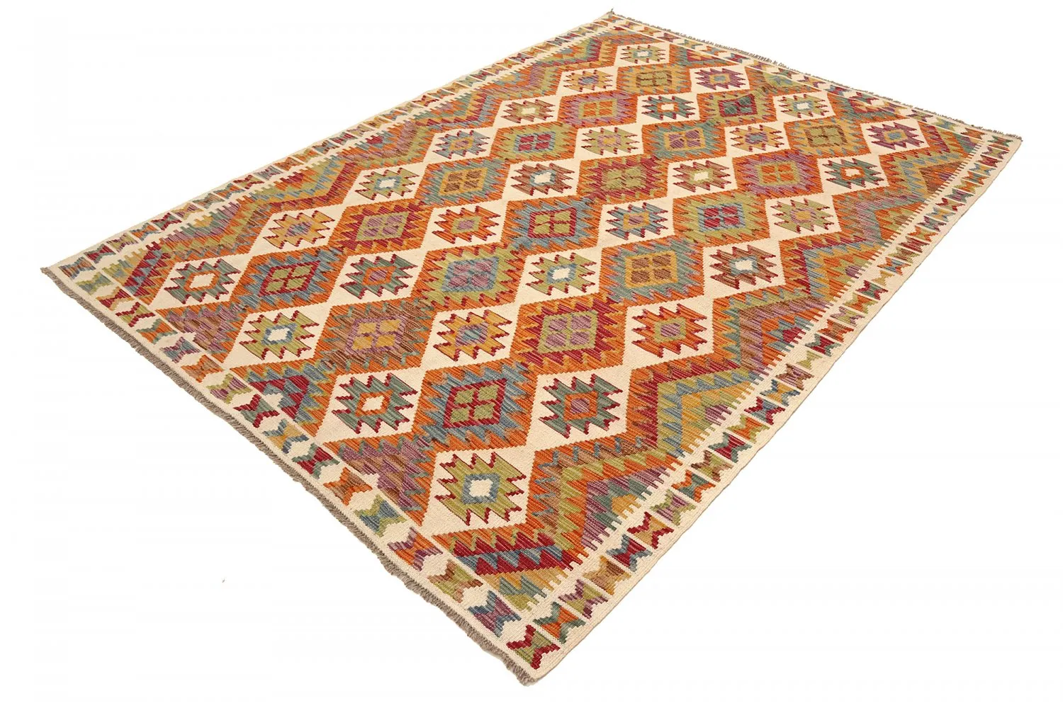Orientalischer Kelim-Teppich 252 x 177 cm