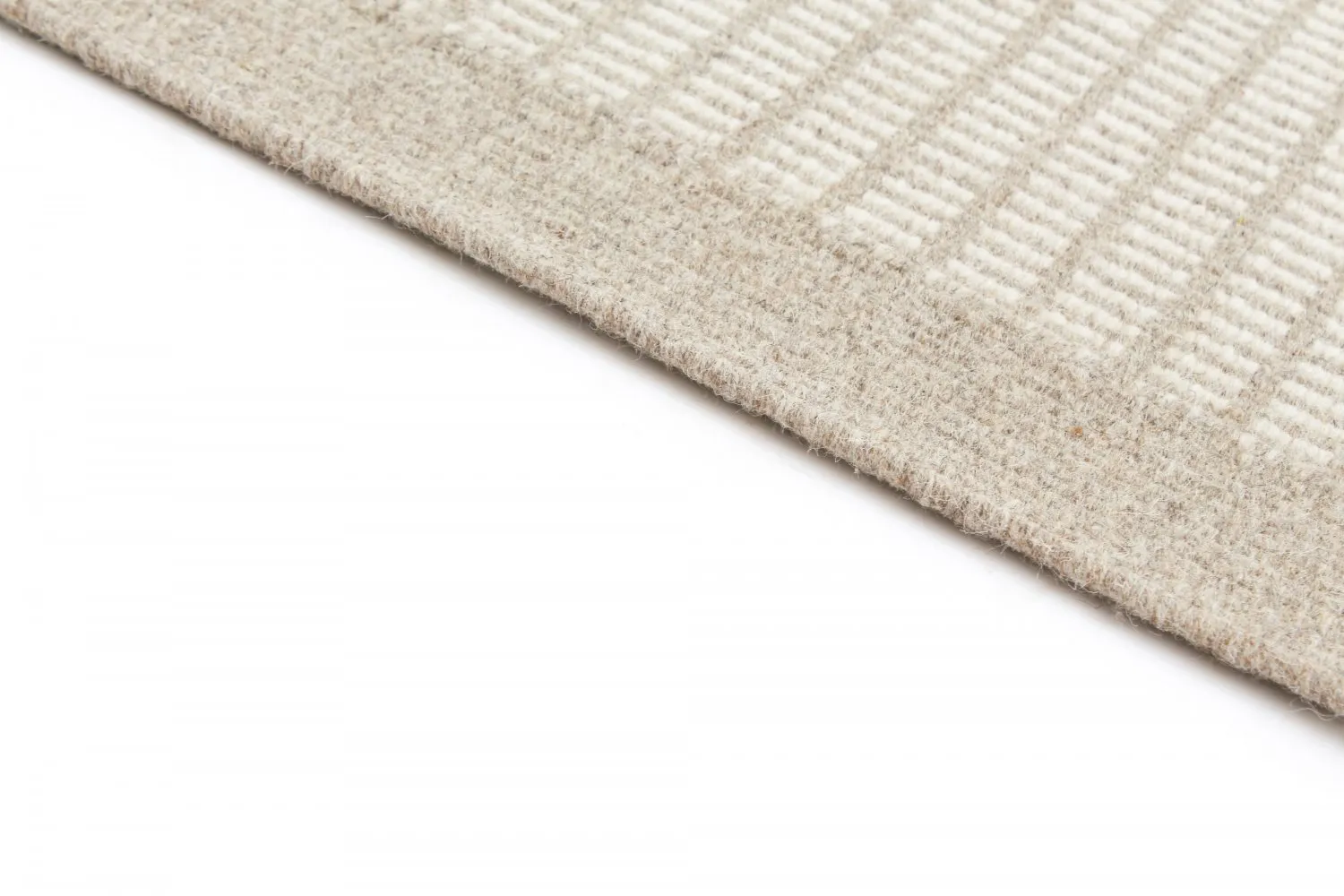 Wollteppich - Luxor (beige/weiß)