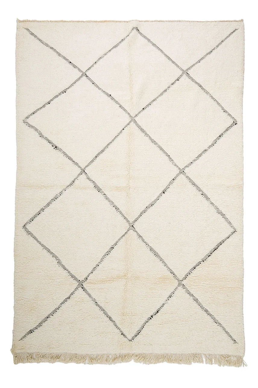 Kelim Marokkanische Berber Teppich Beni Ouarain 190 x 285 cm
