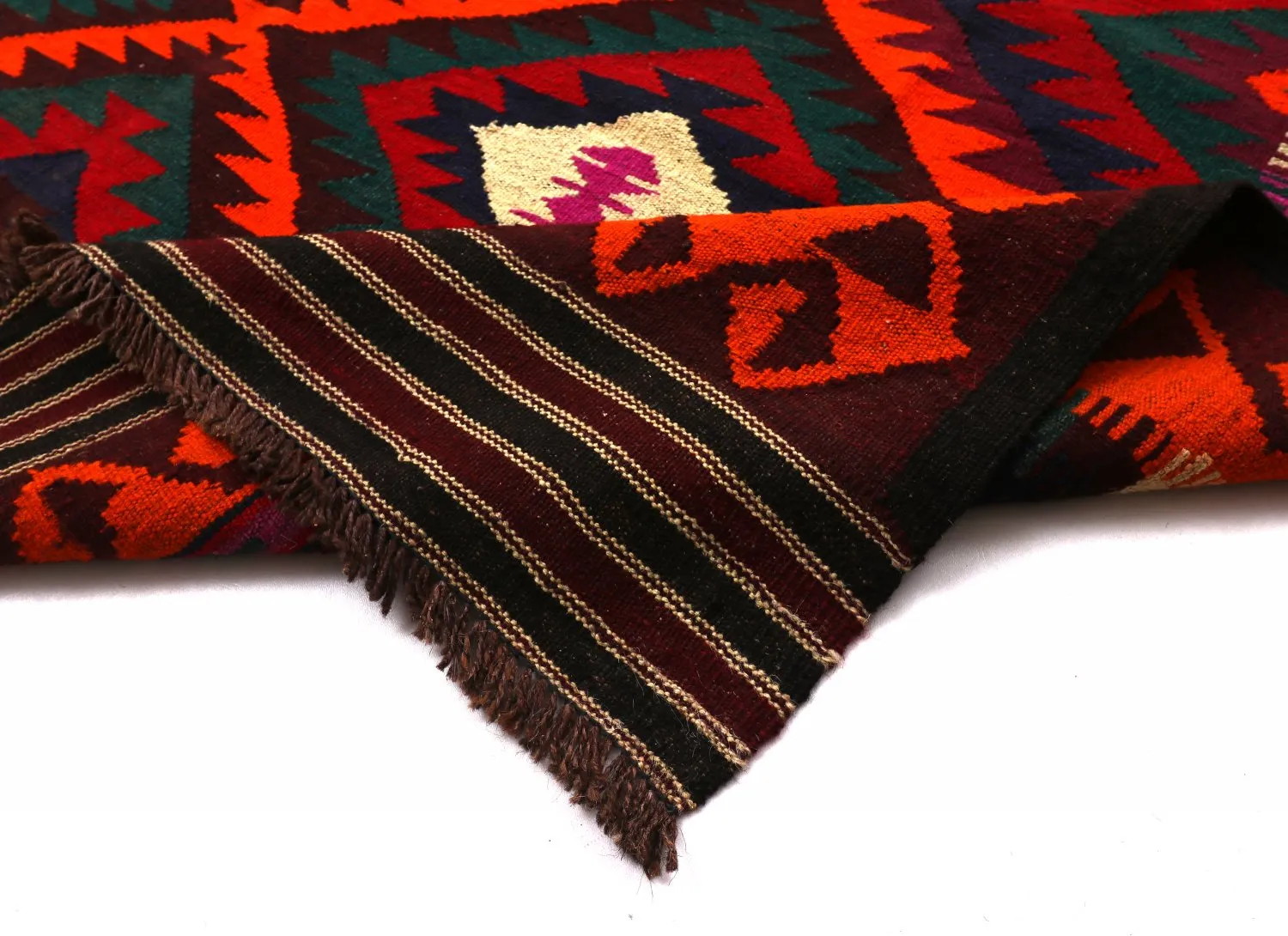 Orientalischer Kelim-Teppich 379 x 173 cm