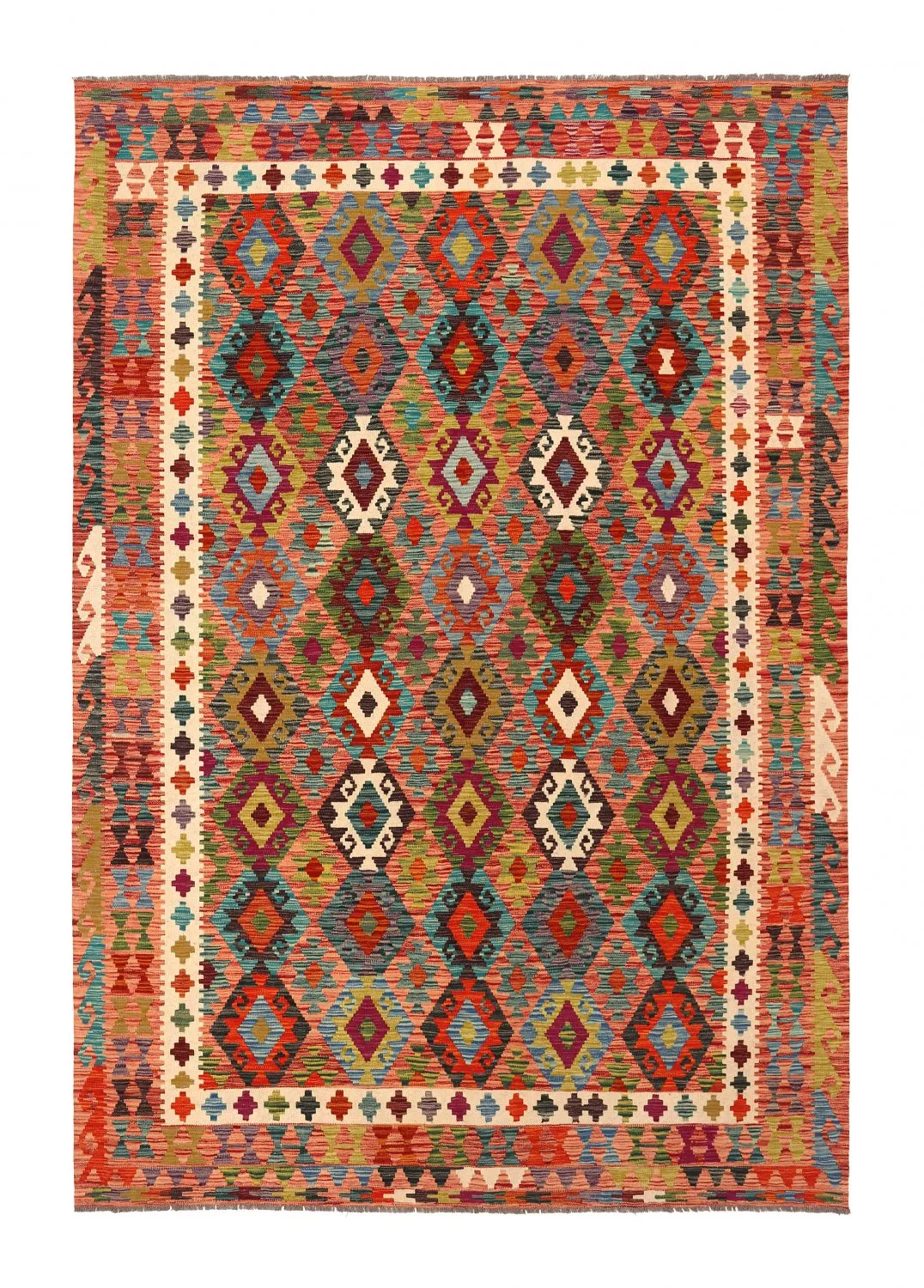 Orientalischer Kelim-Teppich 298 x 204 cm