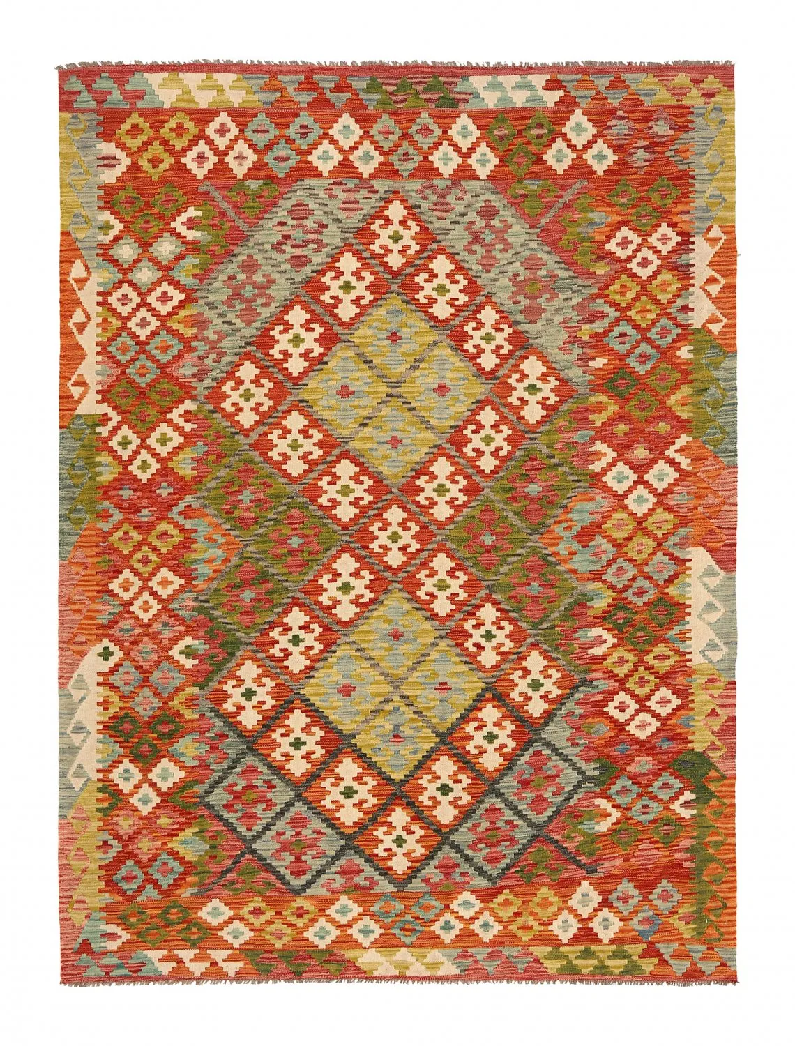 Orientalischer Kelim-Teppich 244 x 179 cm