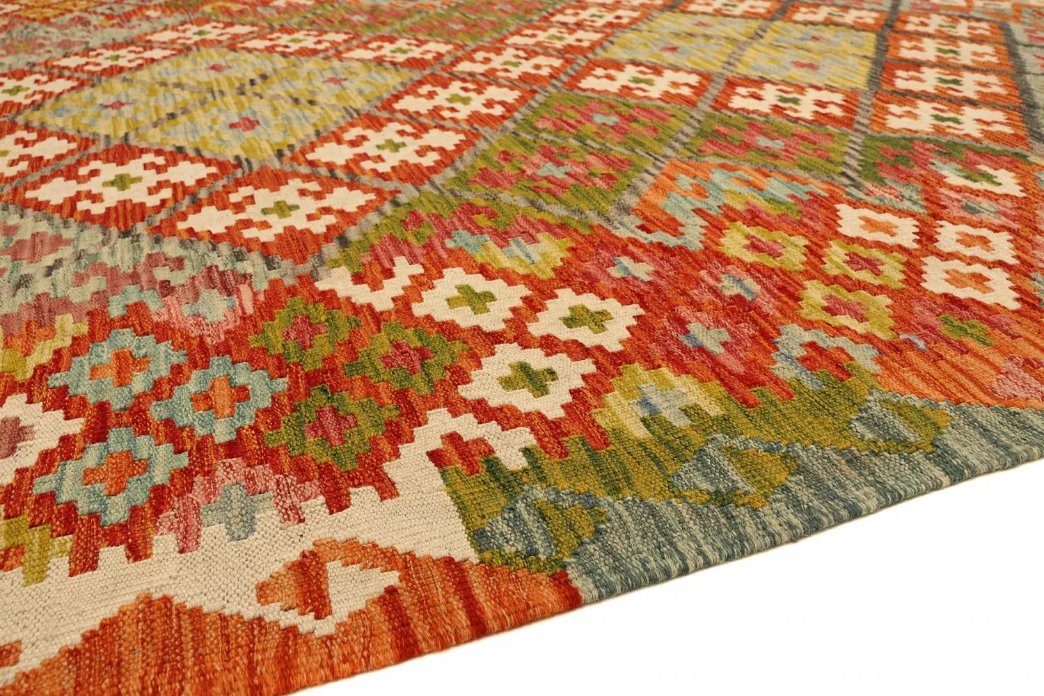 Orientalischer Kelim-Teppich 244 x 179 cm