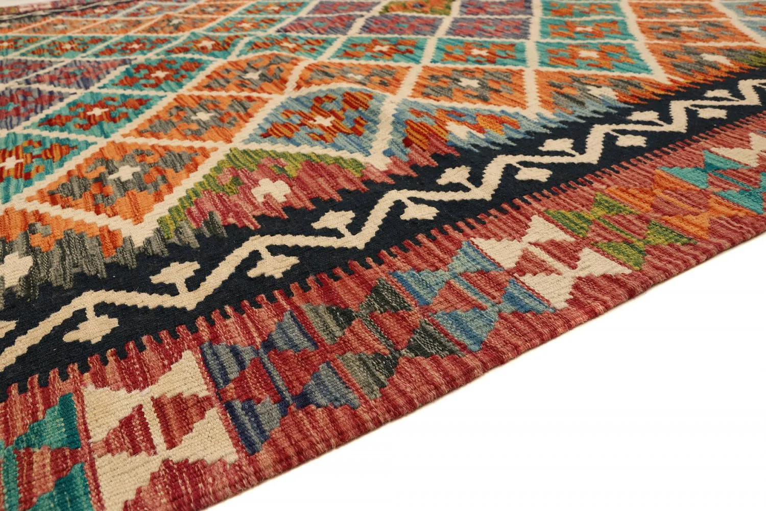 Orientalischer Kelim-Teppich 242 x 181 cm