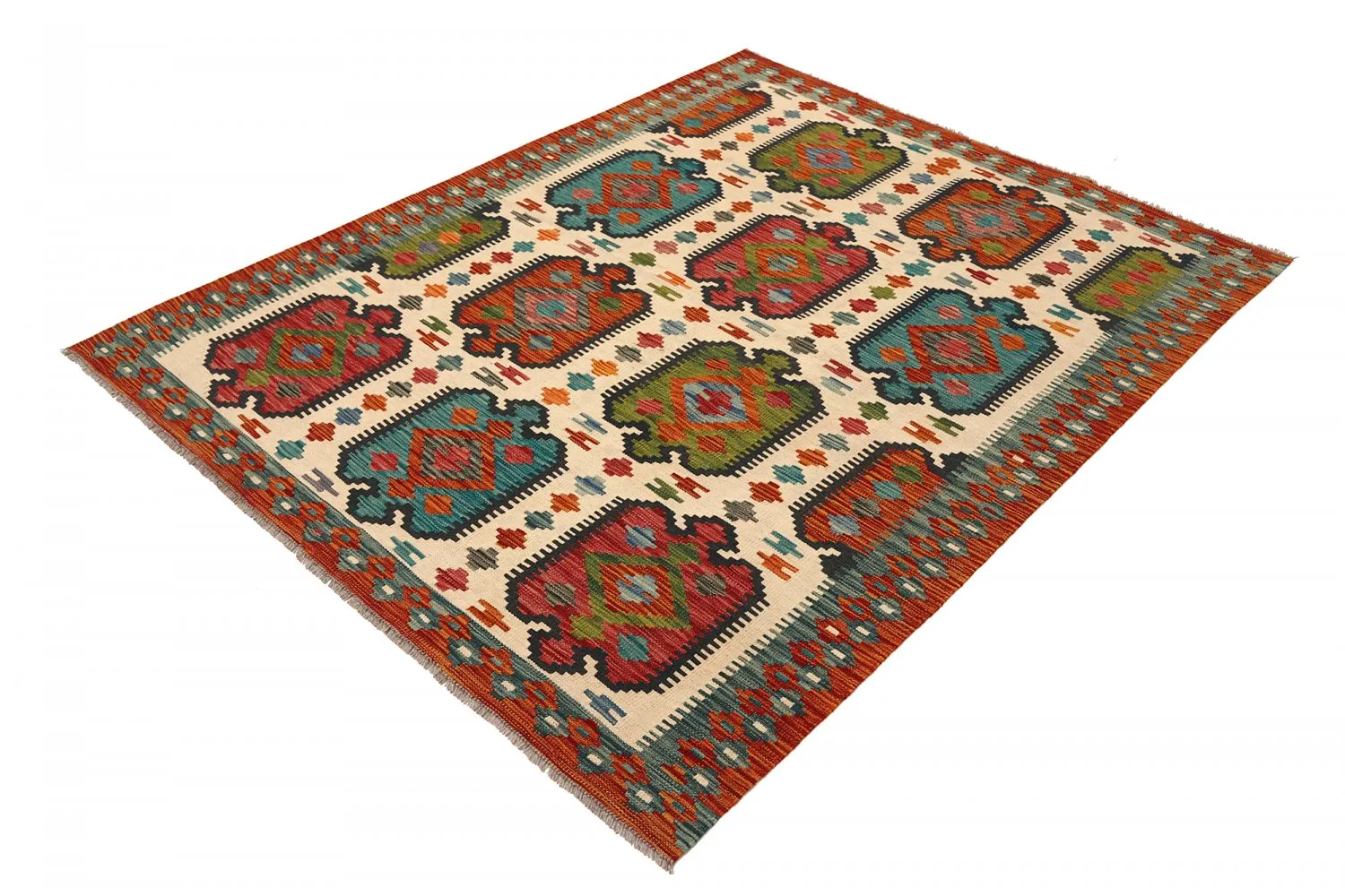 Orientalischer Kelim-Teppich 191 x 155 cm