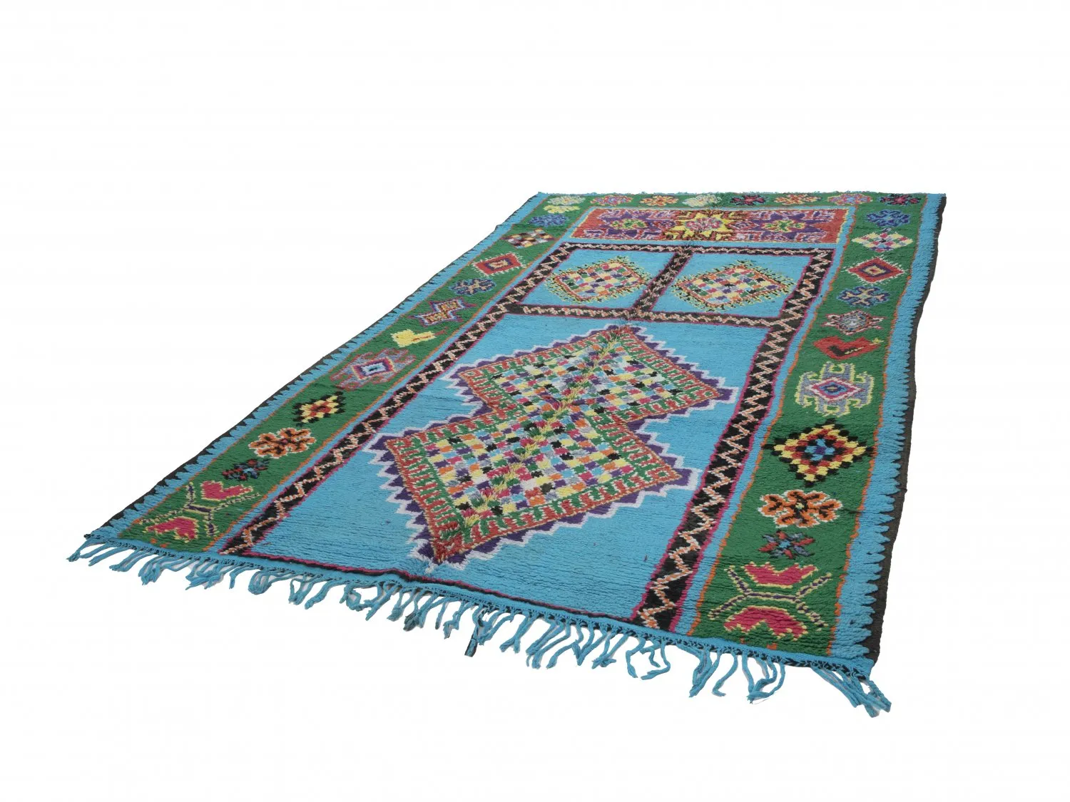 Kelim Marokkanische Berber Teppich Azilal Special Edition 320 x 200 cm