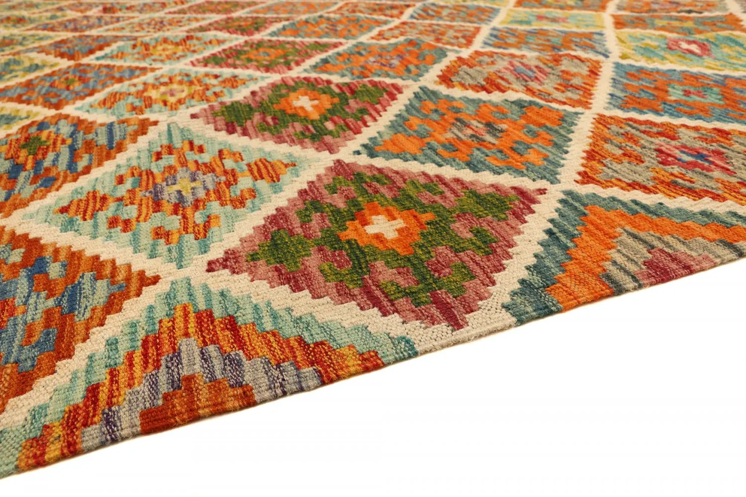 Orientalischer Kelim-Teppich 286 x 211 cm