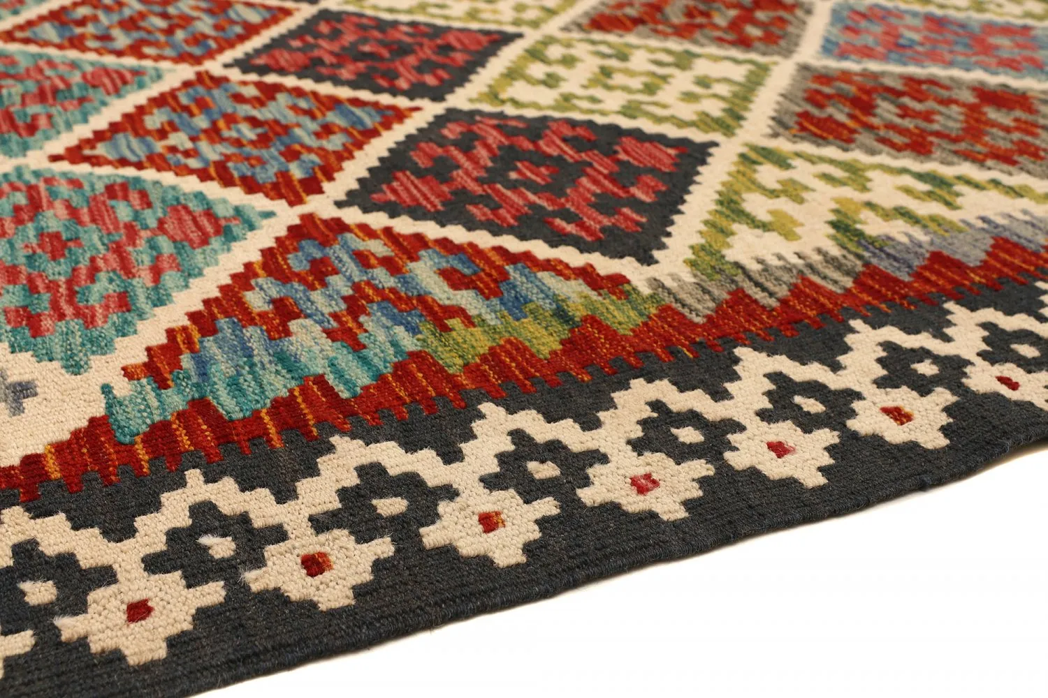 Orientalischer Kelim-Teppich 213 x 123 cm
