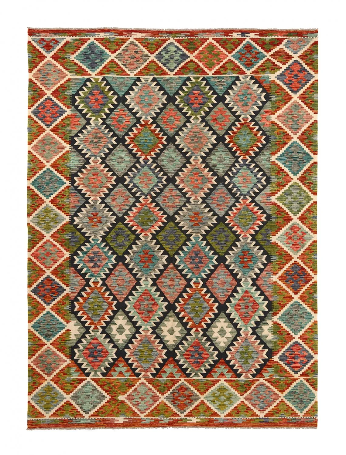Orientalischer Kelim-Teppich 284 x 207 cm