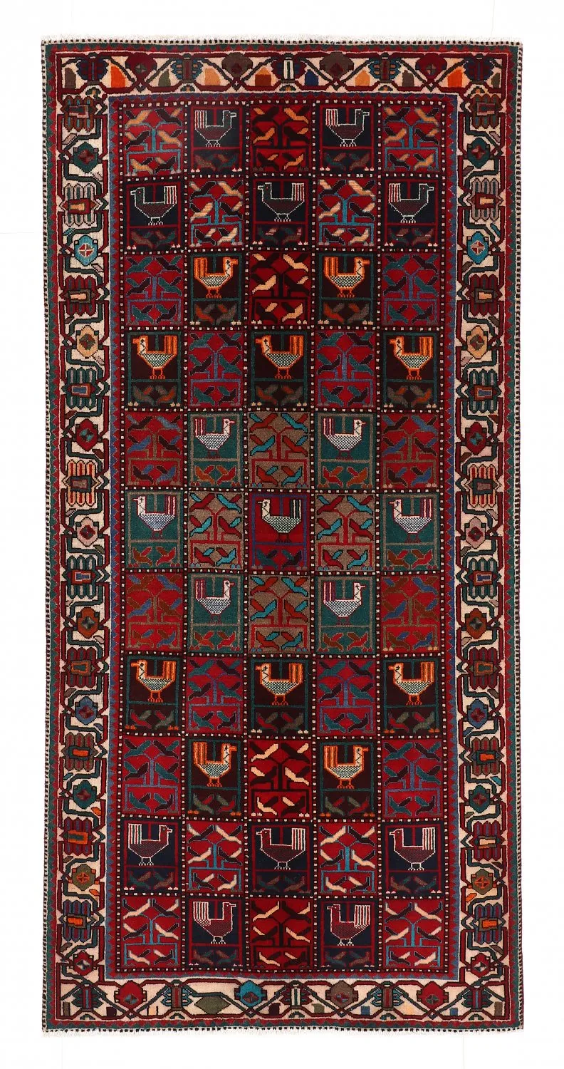 Orientalischer Teppich Hamedan 297 x 145 cm