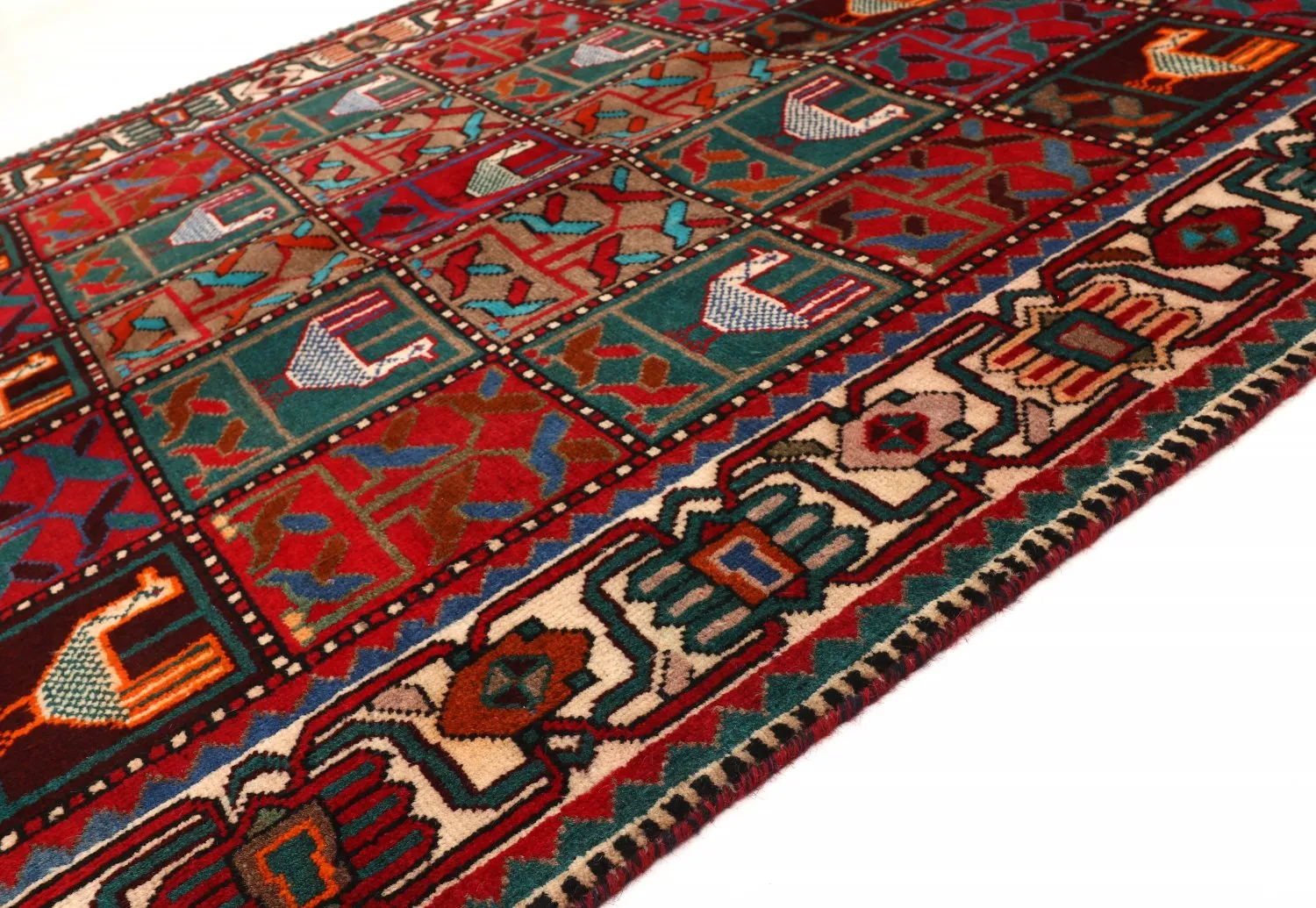 Orientalischer Teppich Hamedan 297 x 145 cm