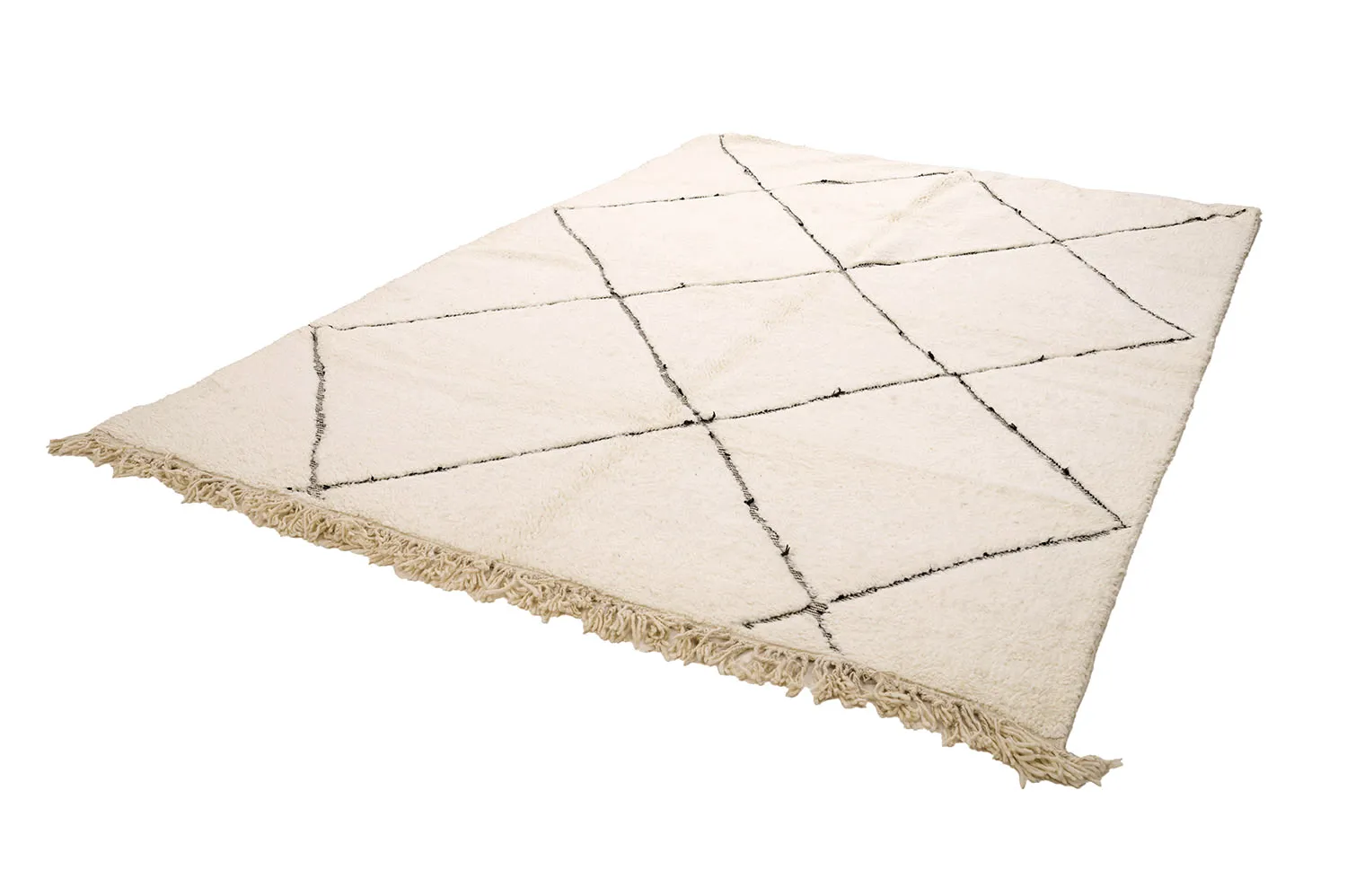 Kelim Marokkanische Berber Teppich Beni Ouarain 210 x 305 cm